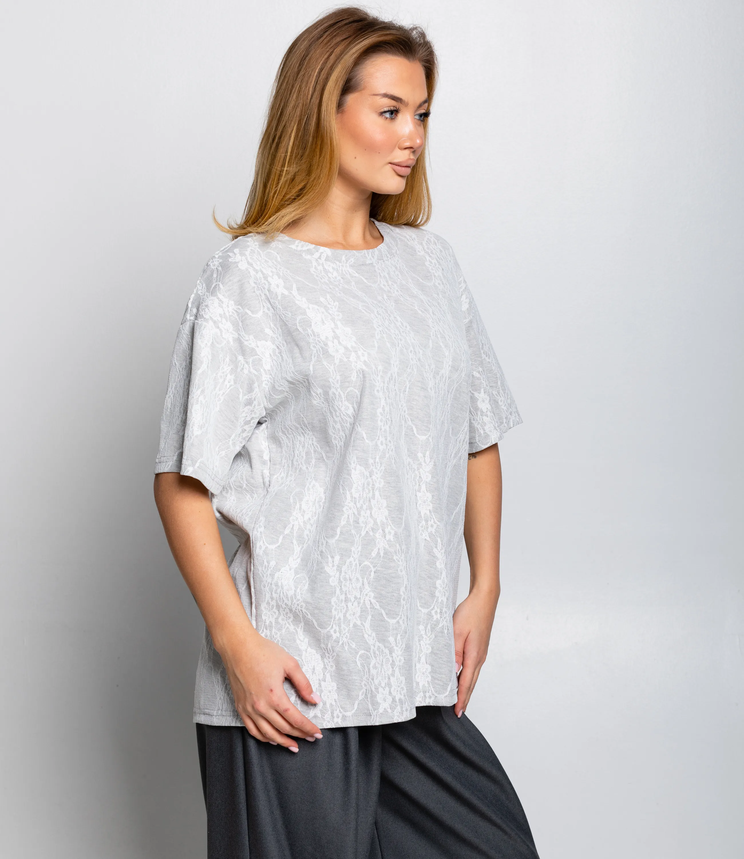 Футболка #КТ3035 (1), серый - фото 2