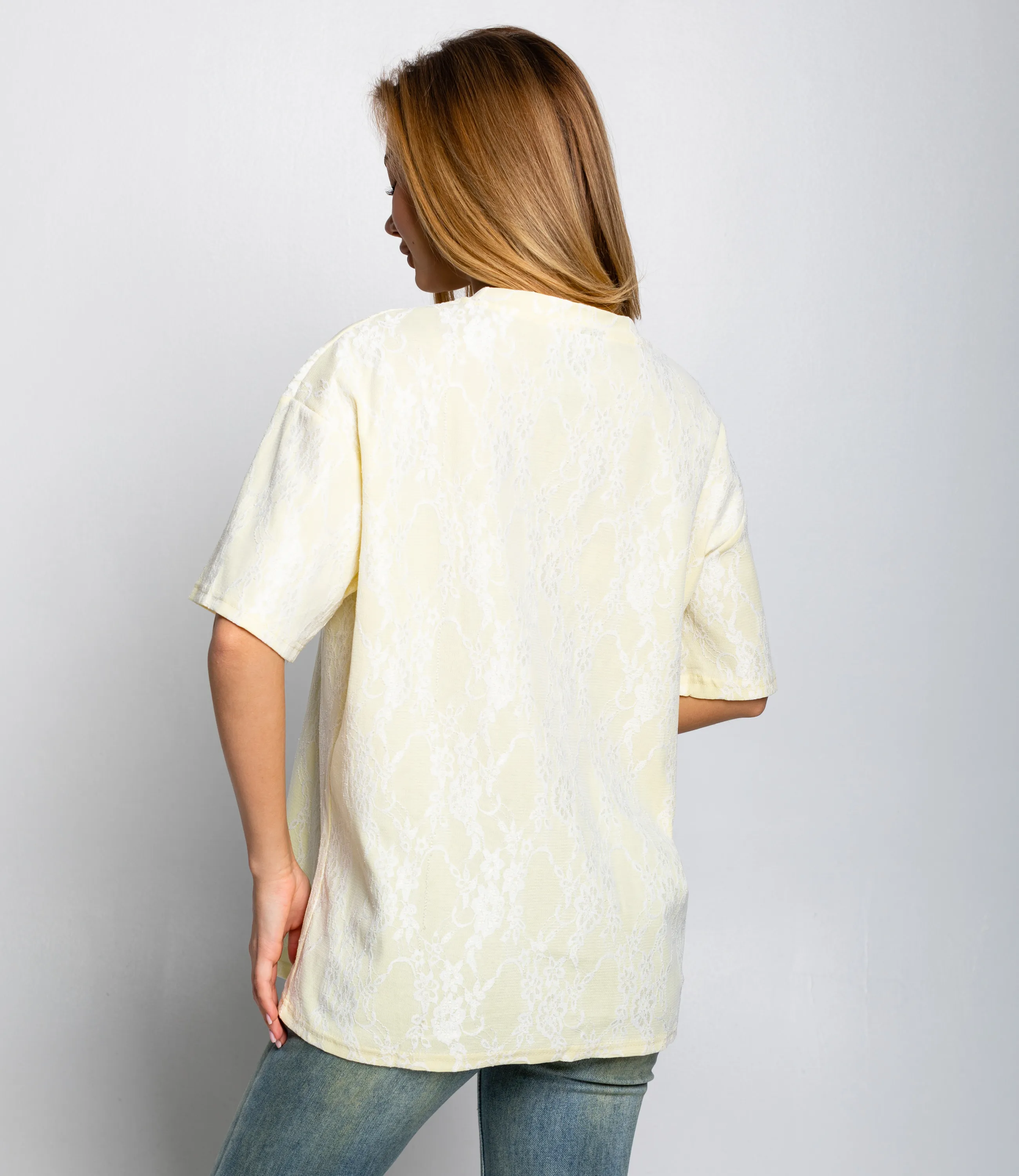 Футболка #КТ3035 (1), жёлтый - фото 3