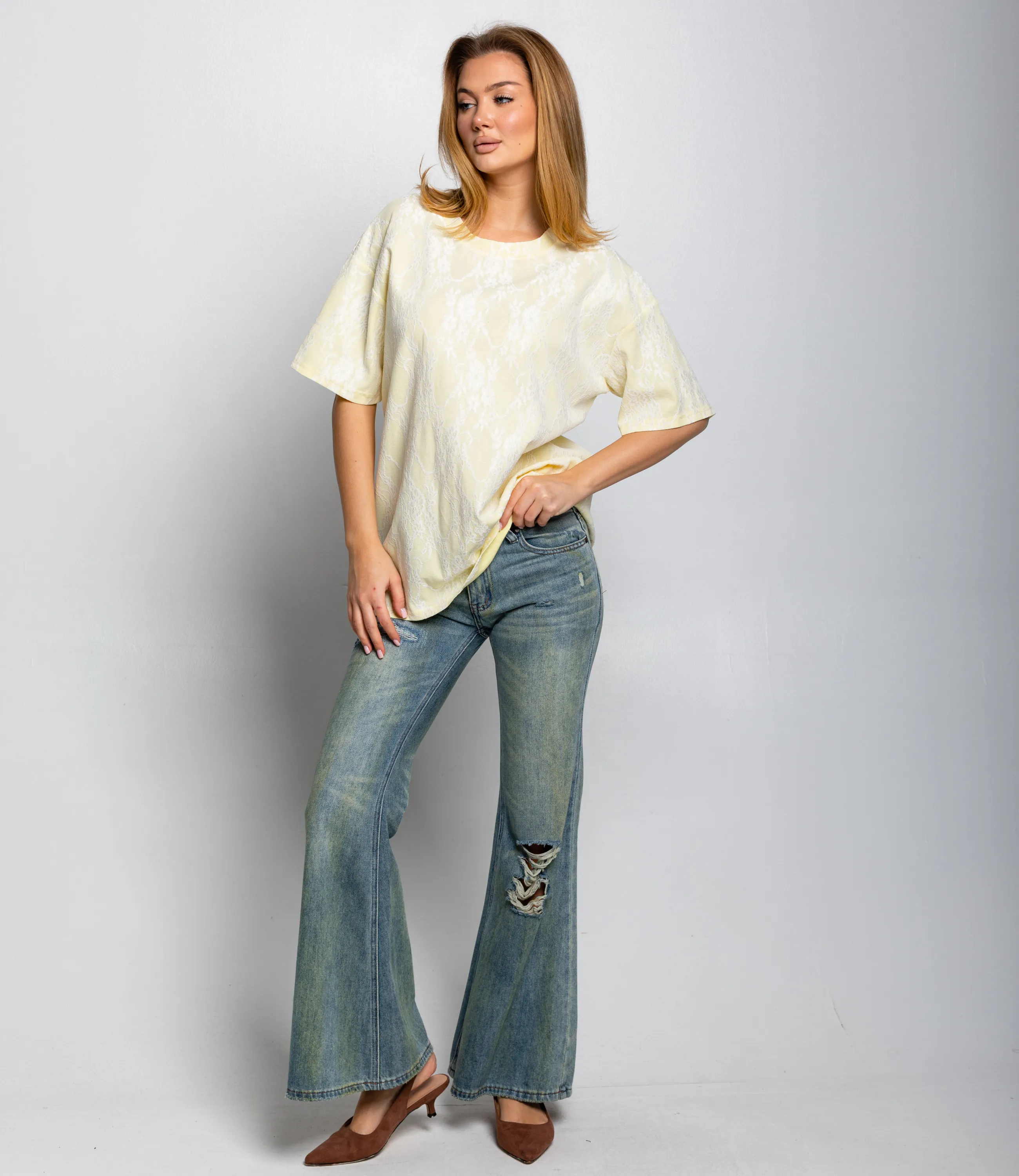 Футболка #КТ3035 (1), жёлтый - фото 4