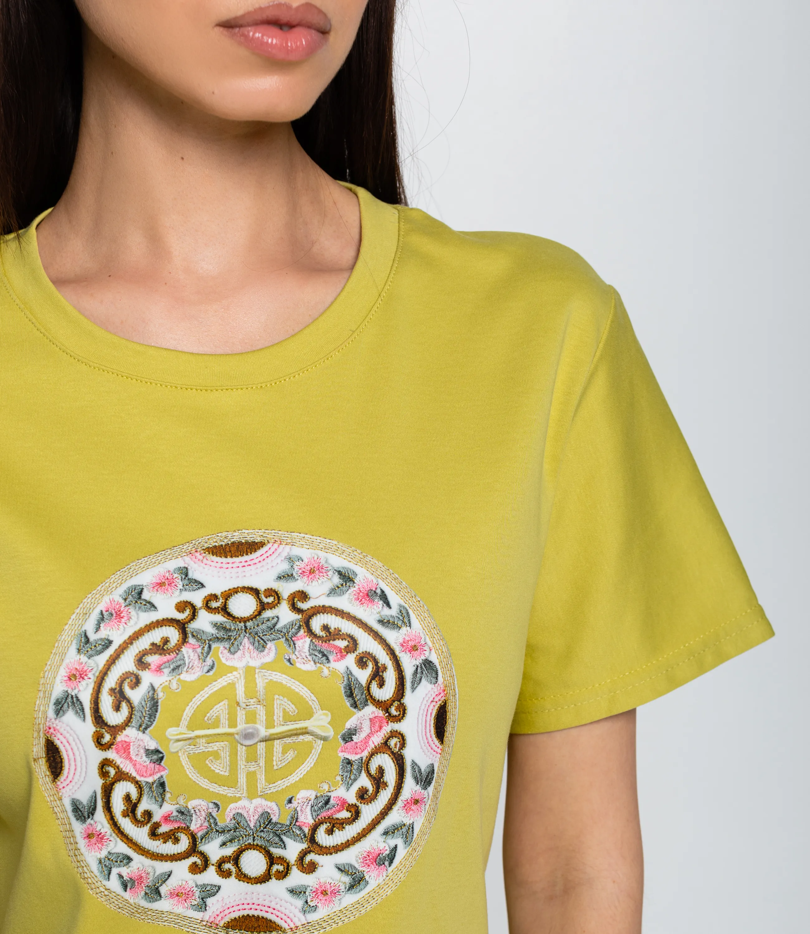 Футболка #КТ92139, фисташковый - фото 5