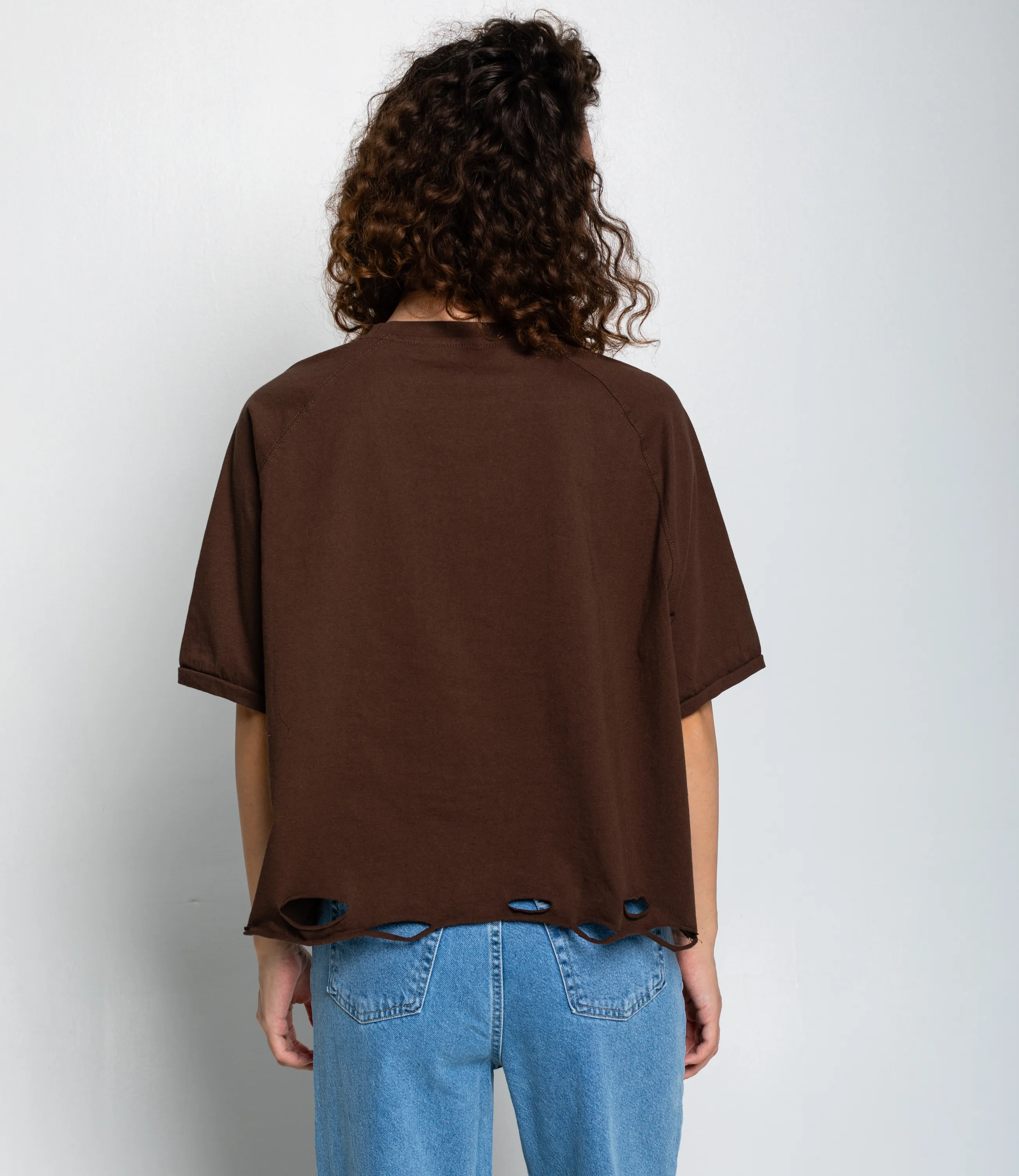 Футболка #КТ1652 (2), тёмно-коричневый - фото 3