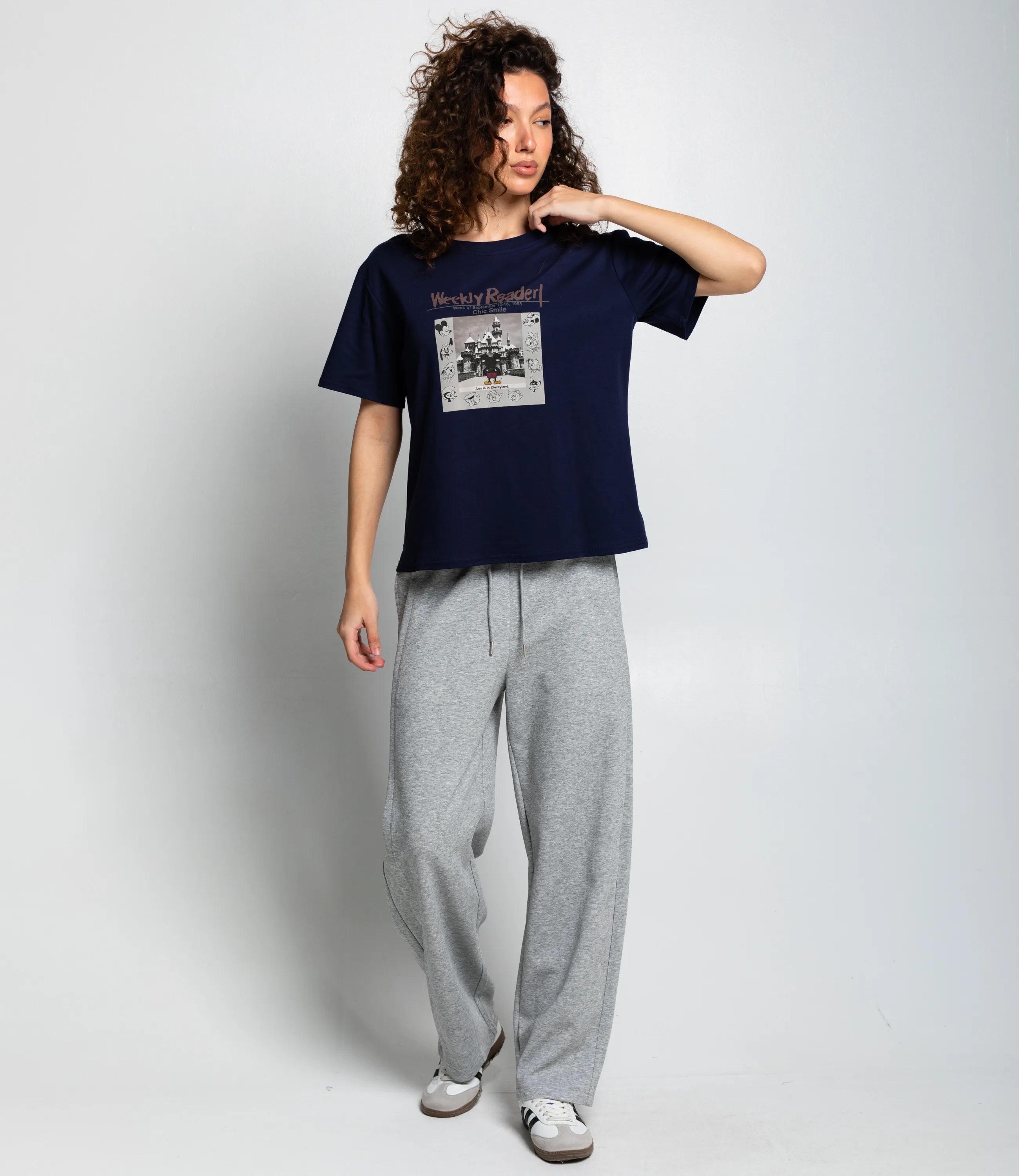 Футболка #КТ1387, тёмно-синий - фото 4