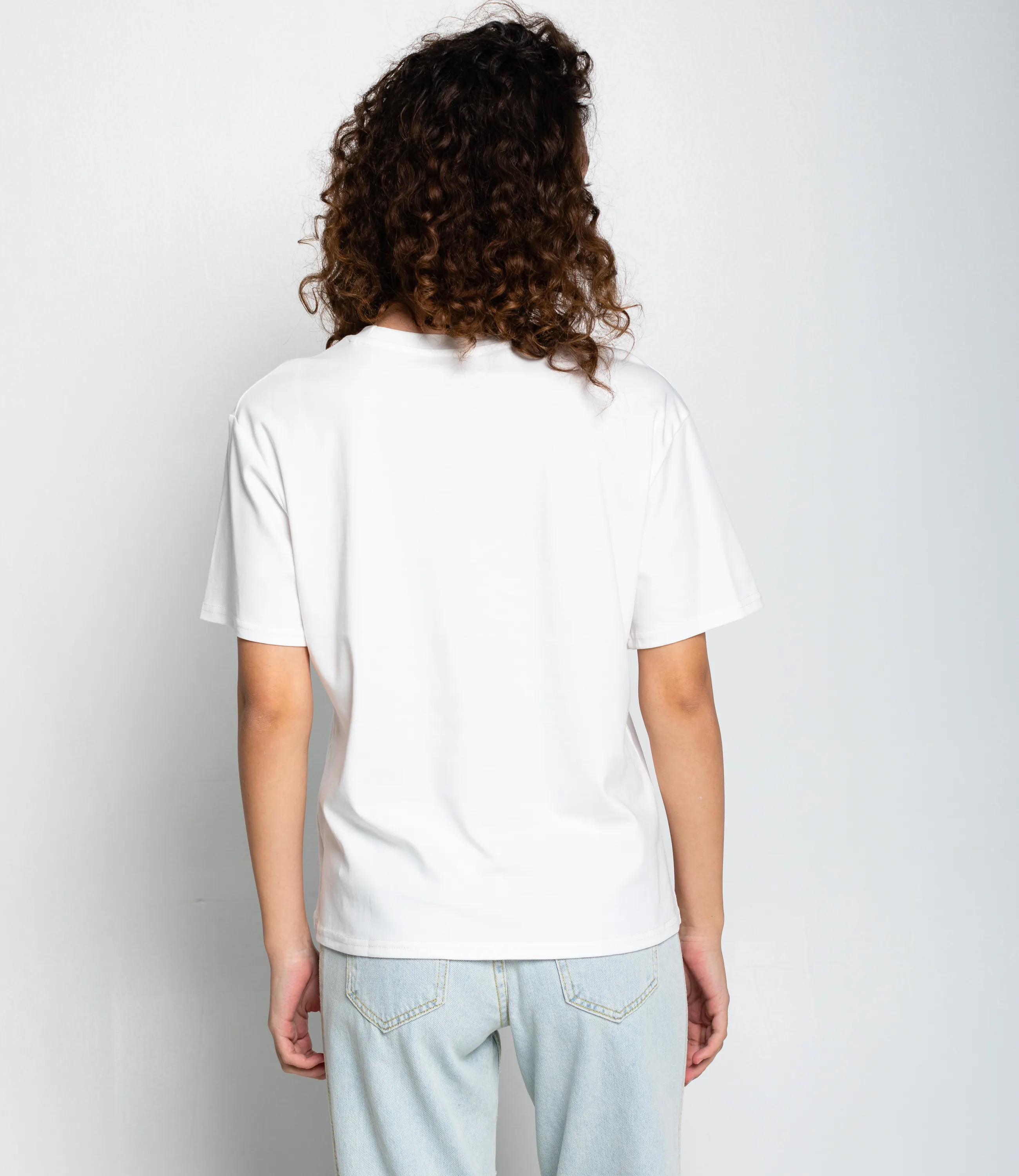 Футболка #КТ1387, белый - фото 3