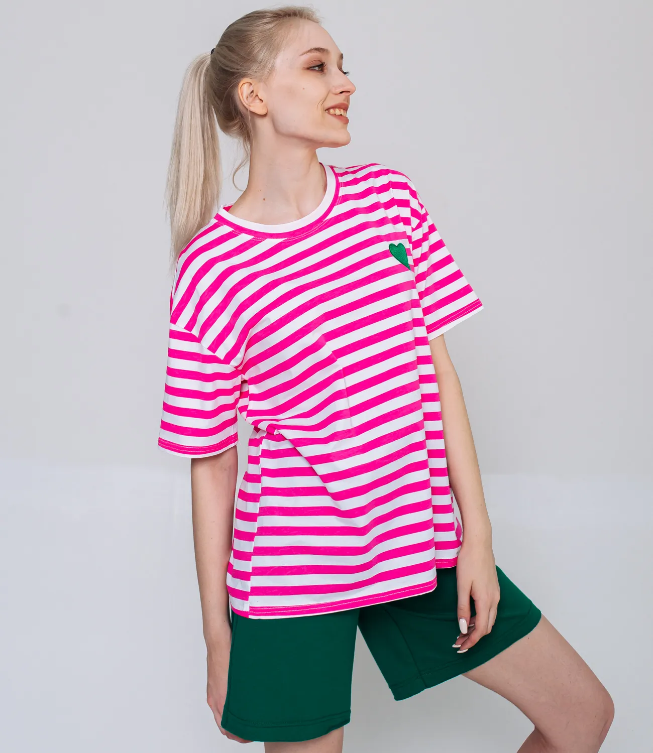 Футболка #БШ1365, розовый - фото 5