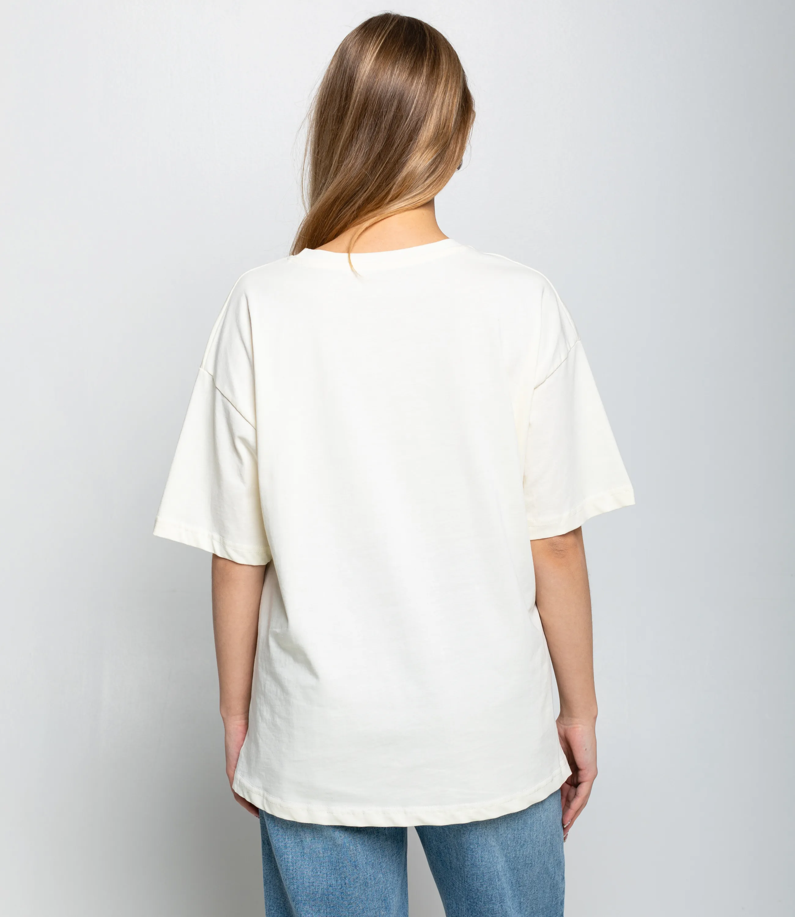 Футболка #КТ8802 (8), кремовый - фото 3