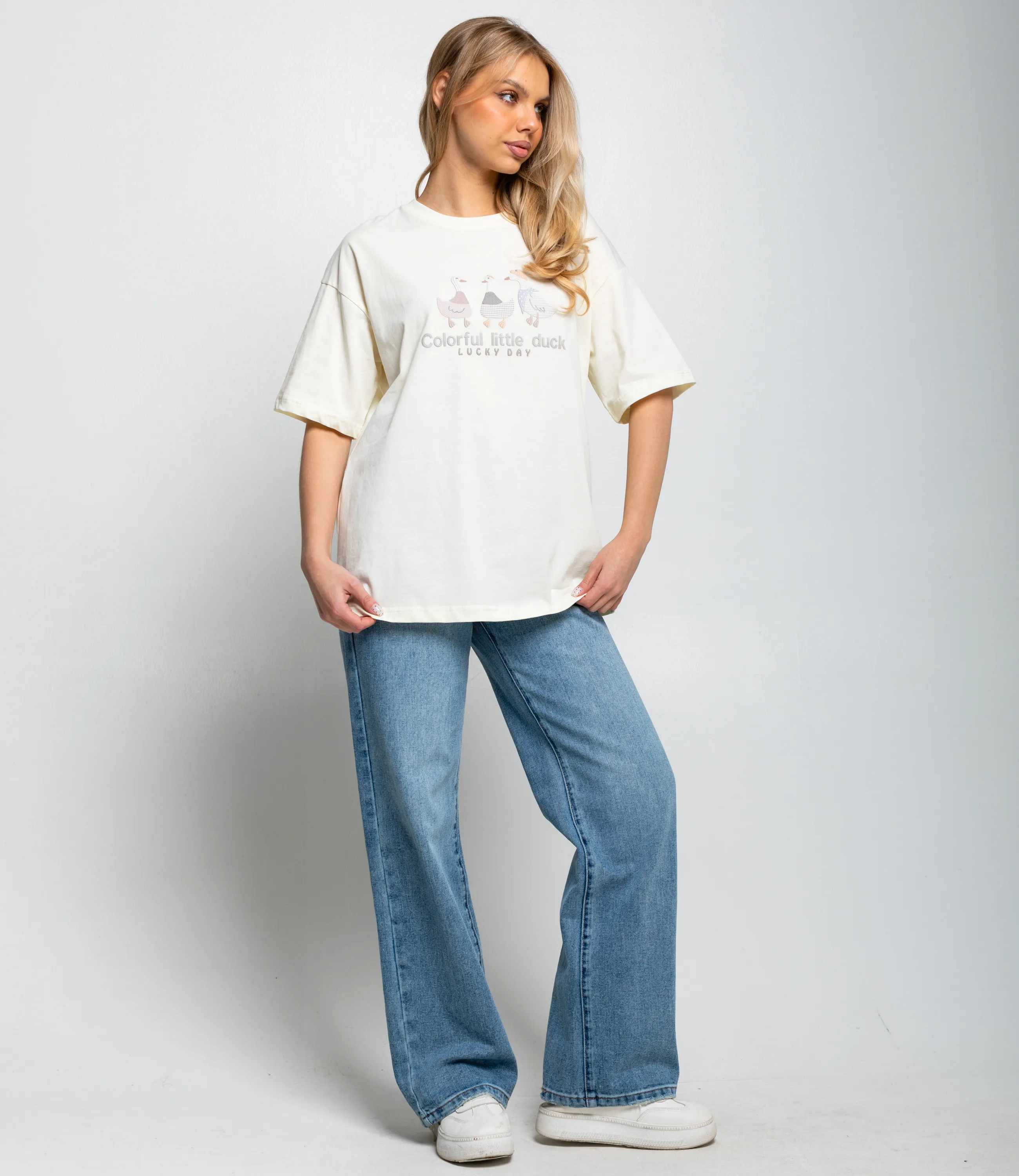 Футболка #КТ8802 (8), кремовый - фото 4