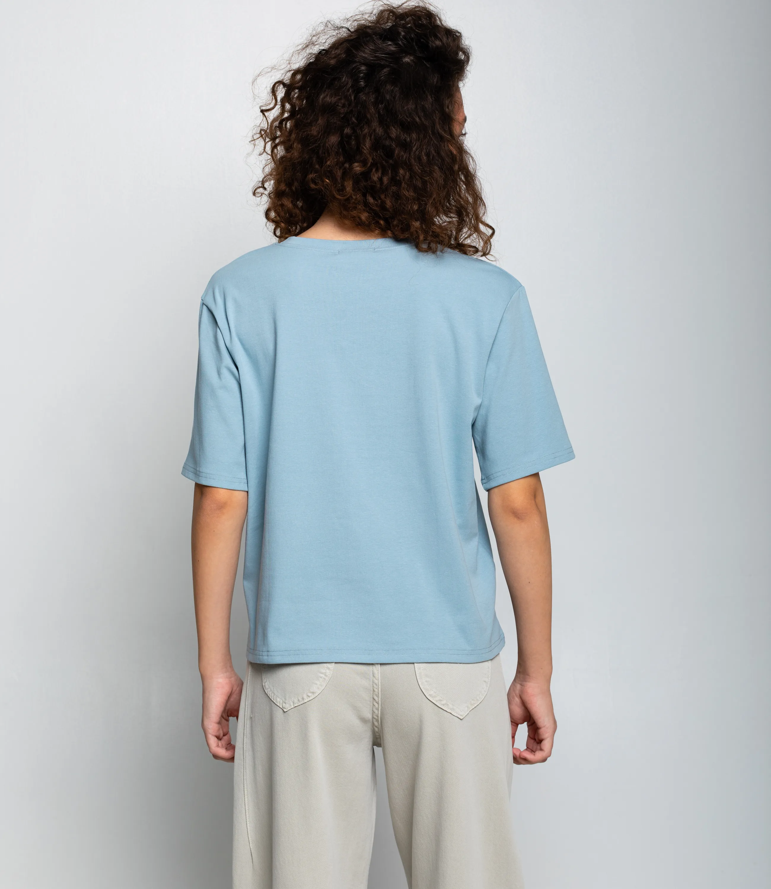 Футболка #КТ1031 (1), индиго - фото 3