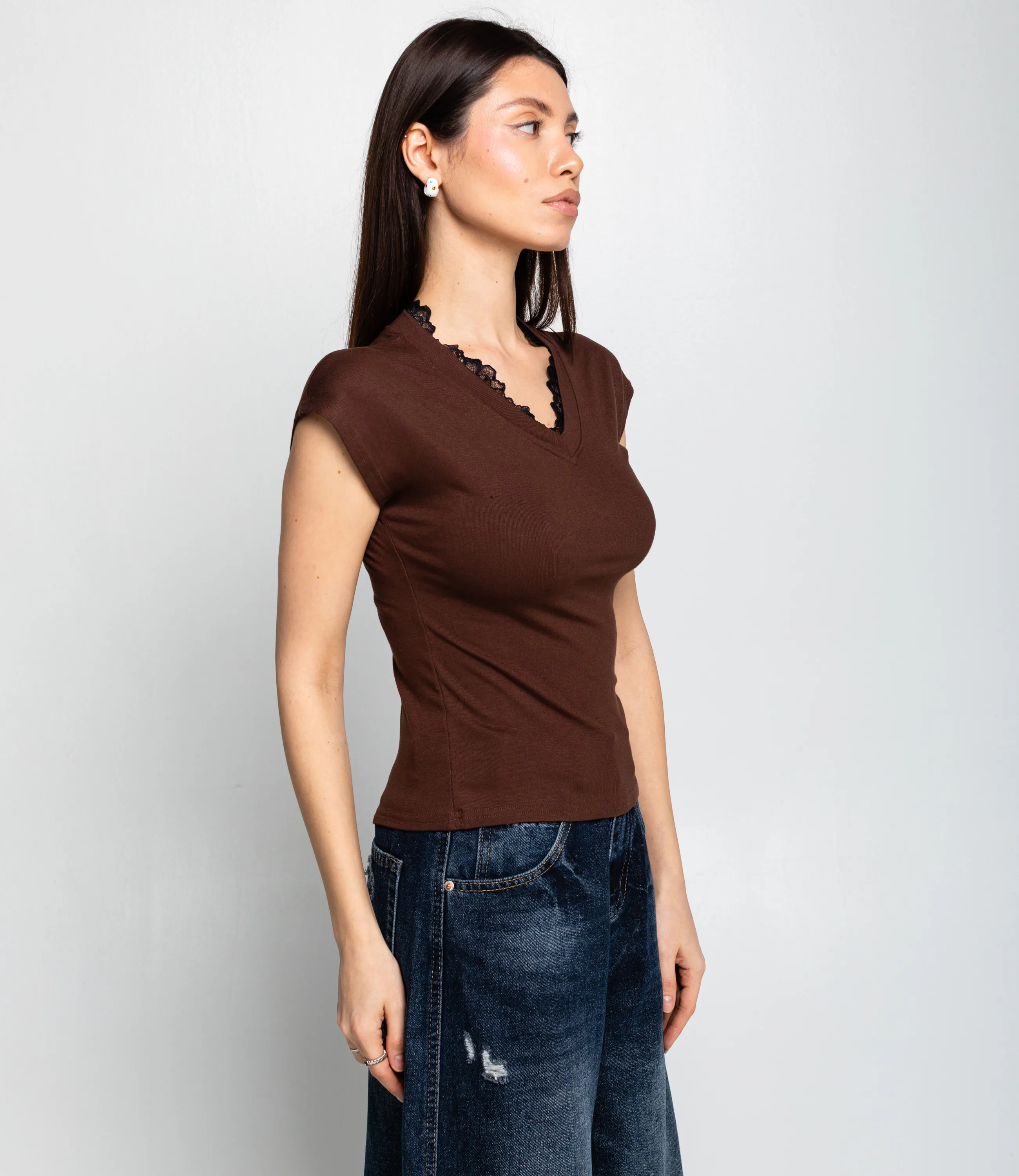 Футболка #КТ6858 (2), шоколадный - фото 2