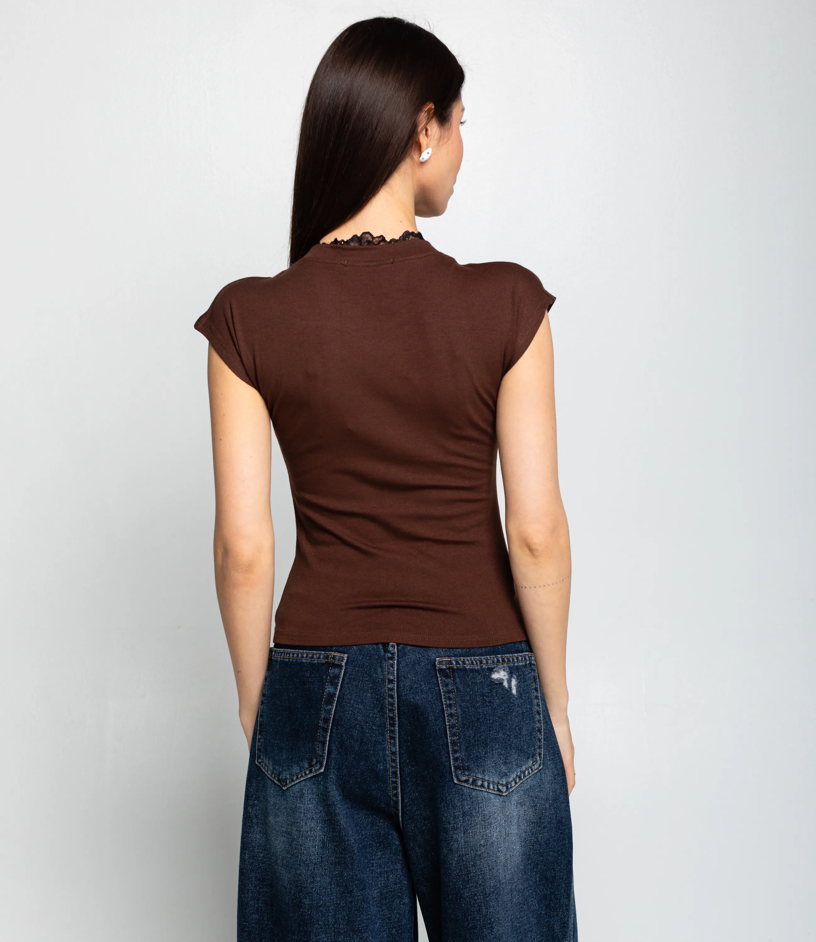 Футболка #КТ6858 (2), шоколадный - фото 3