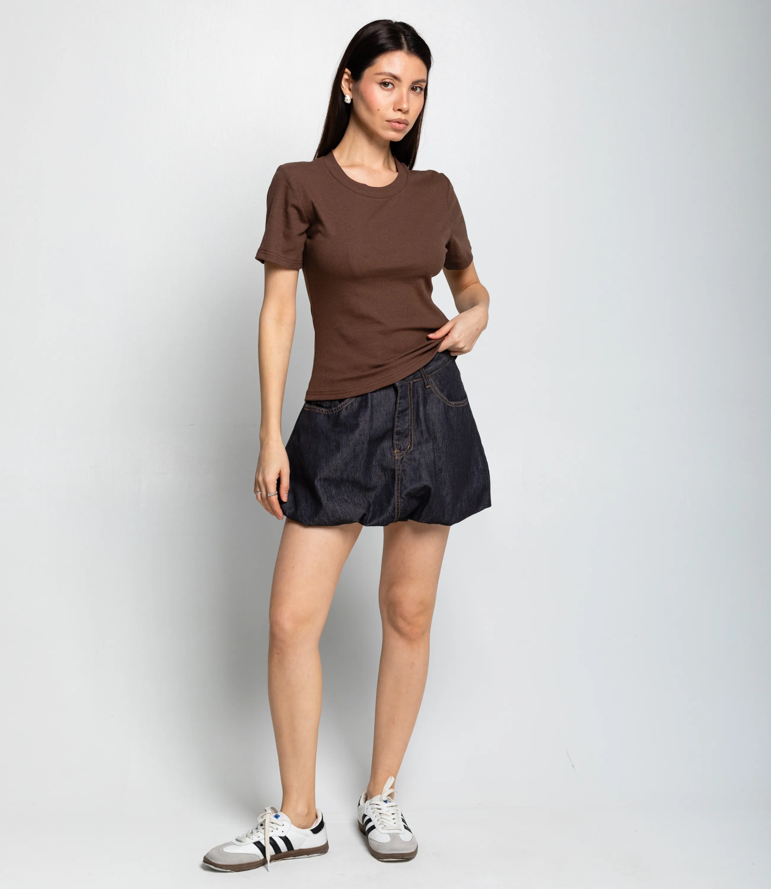 Футболка #КТ6131, шоколадный - фото 4