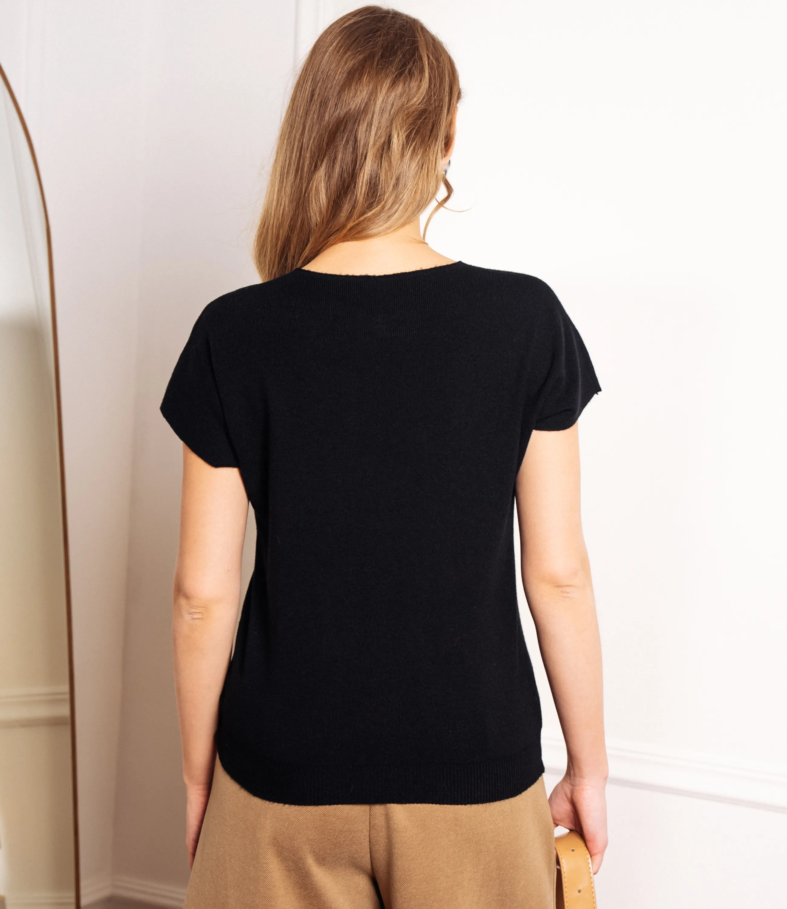 Футболка #КТ6010 (3), чёрный - фото 3