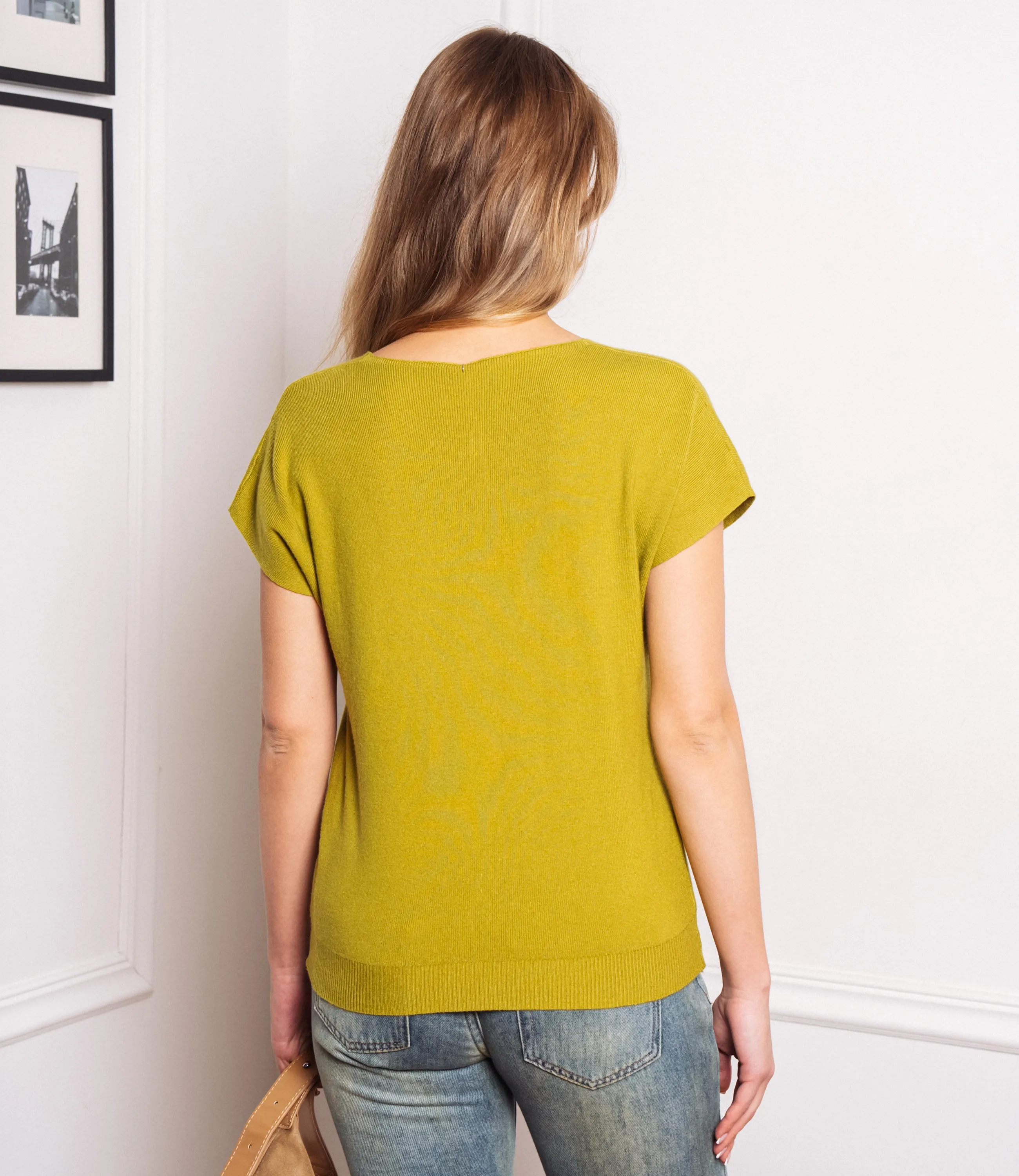 Футболка #КТ6010 (3), оливковый - фото 3