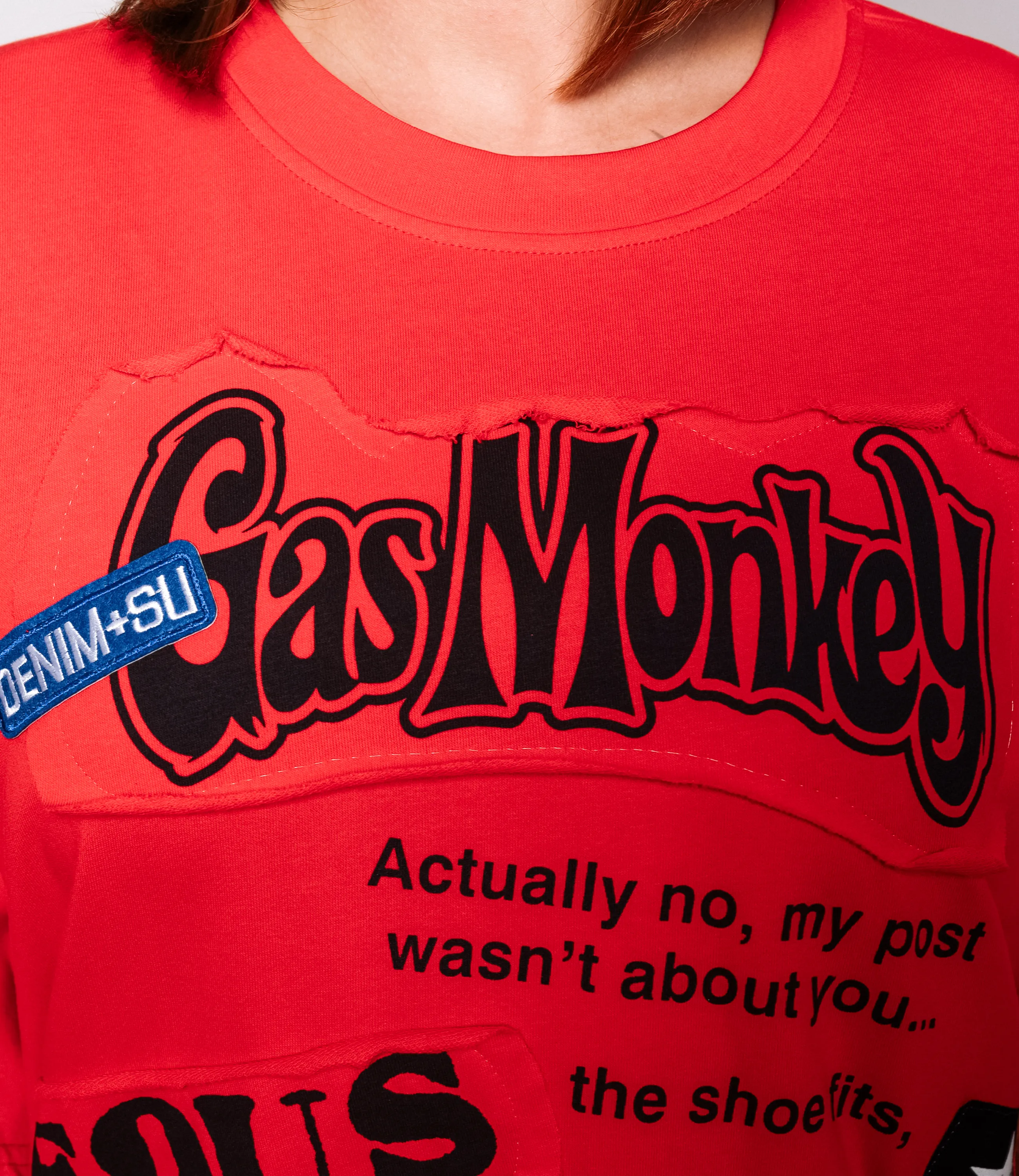 Футболка #КТ9279, красный - фото 5