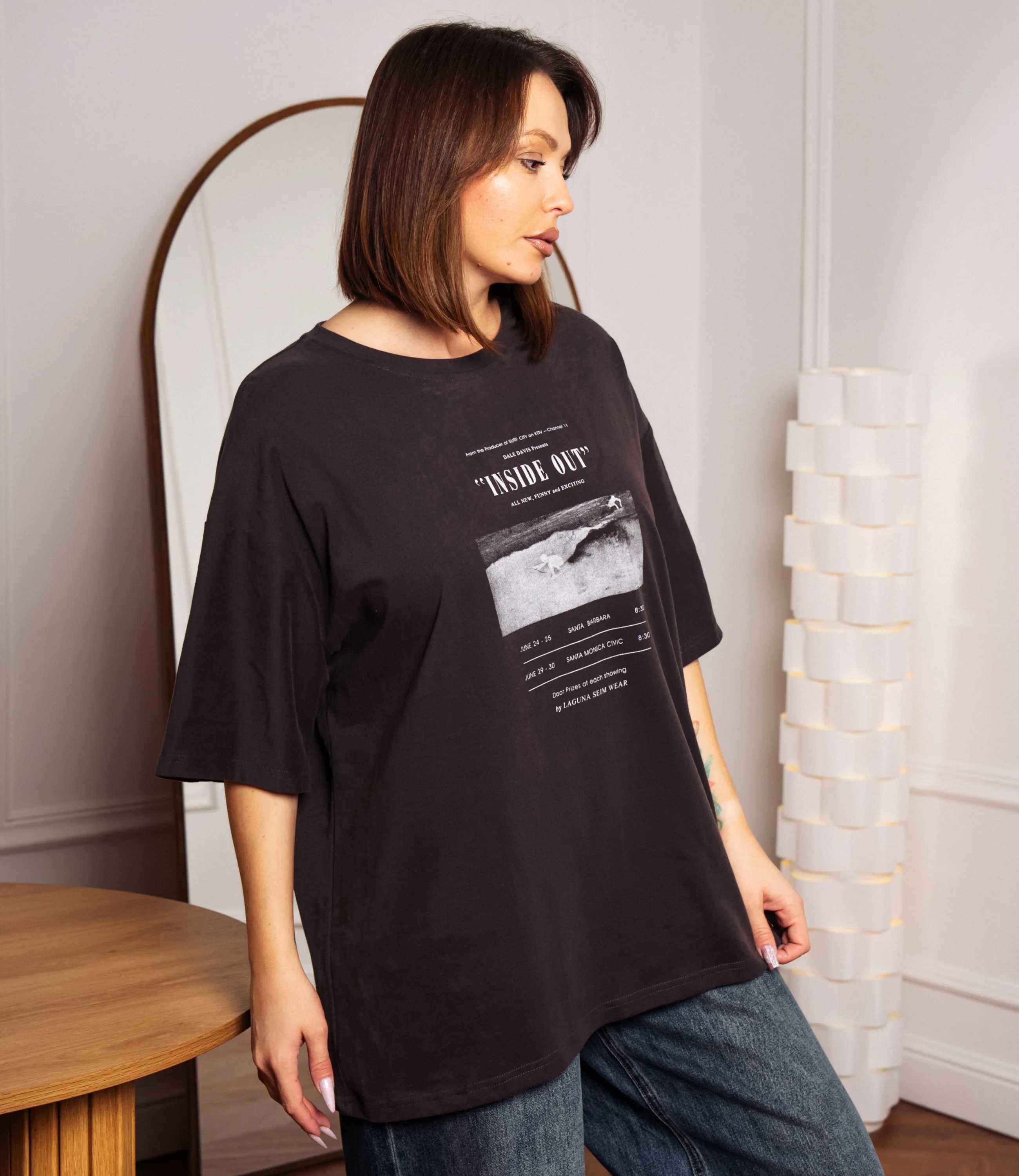 Футболка #КТ6848, графит - фото 2