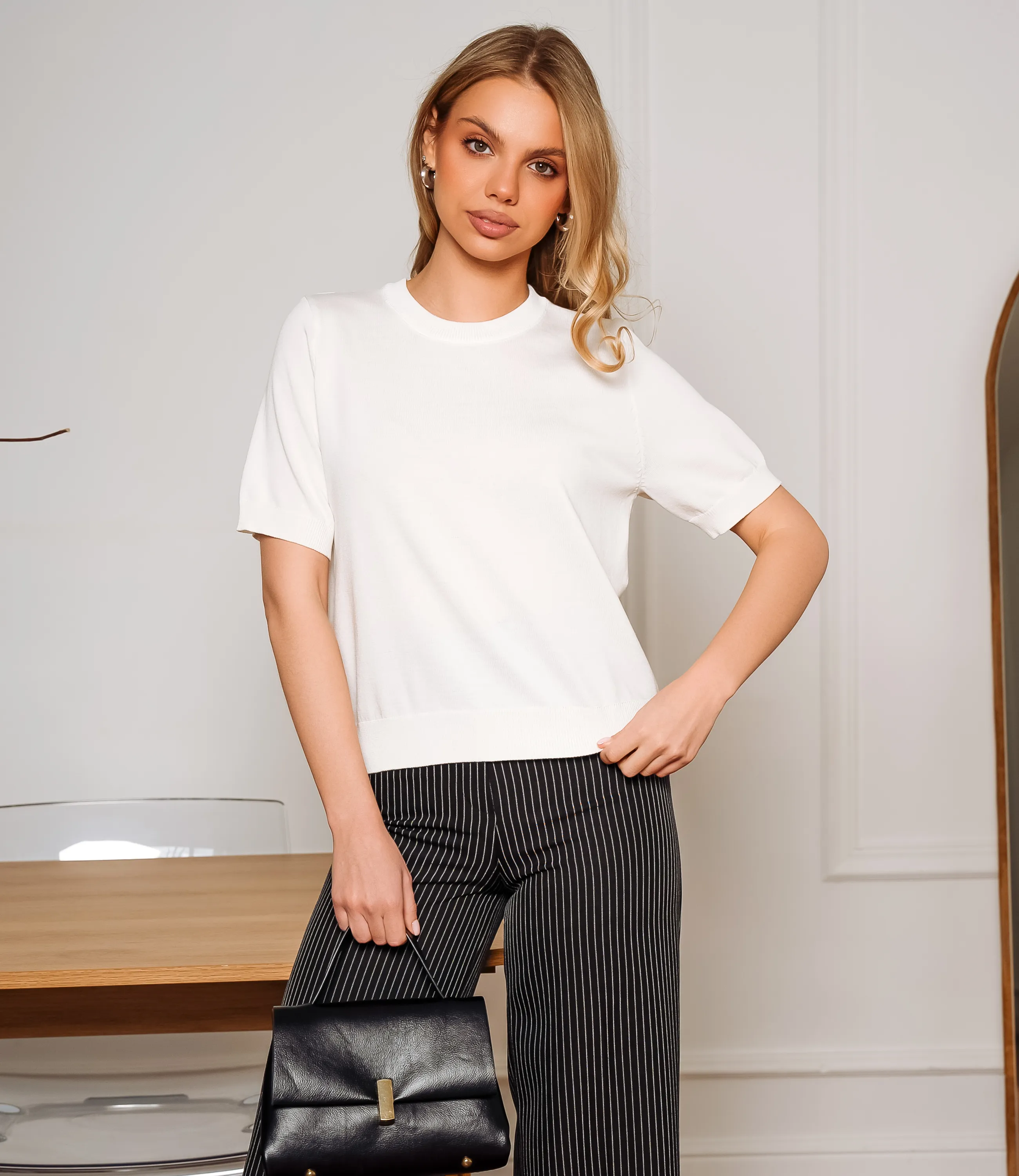 Футболка #ОКТ185001, белый - фото 1