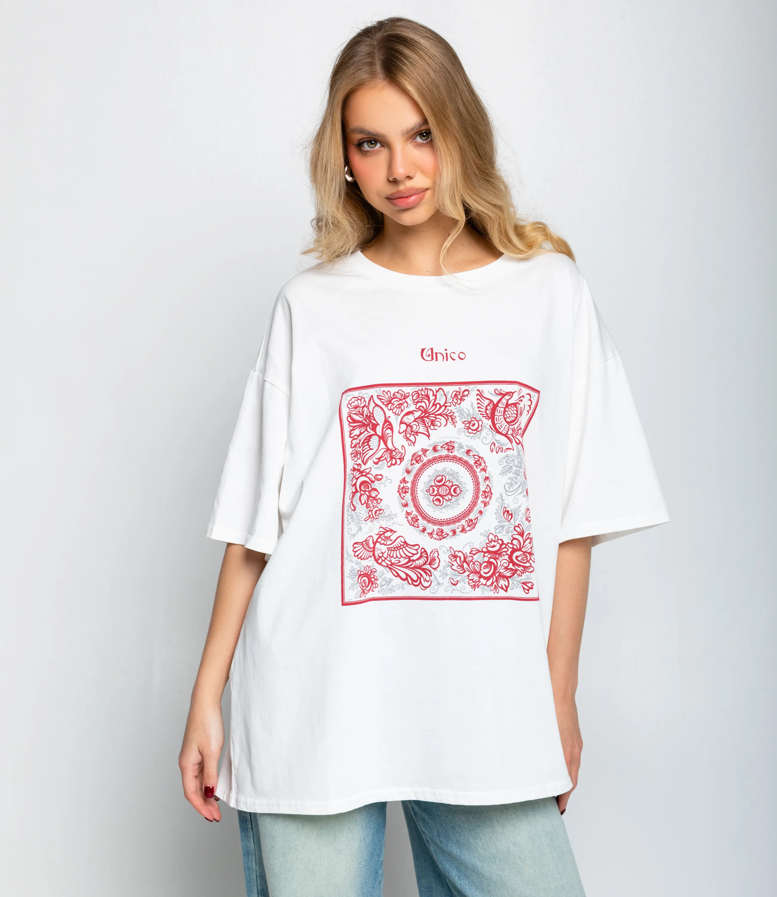 Футболка #КТ308230, белый - фото 1