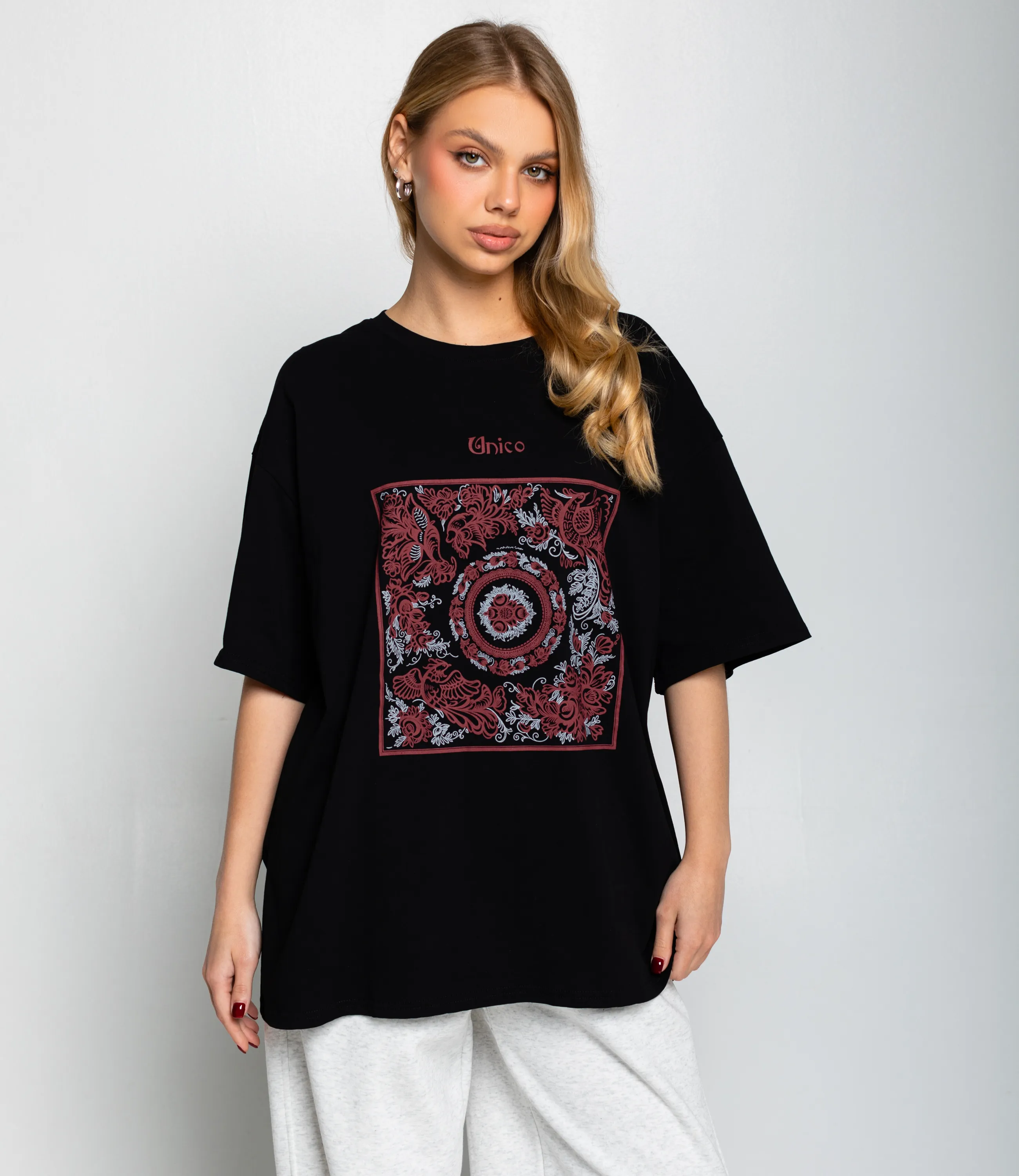 Футболка #КТ308230, чёрный - фото 1