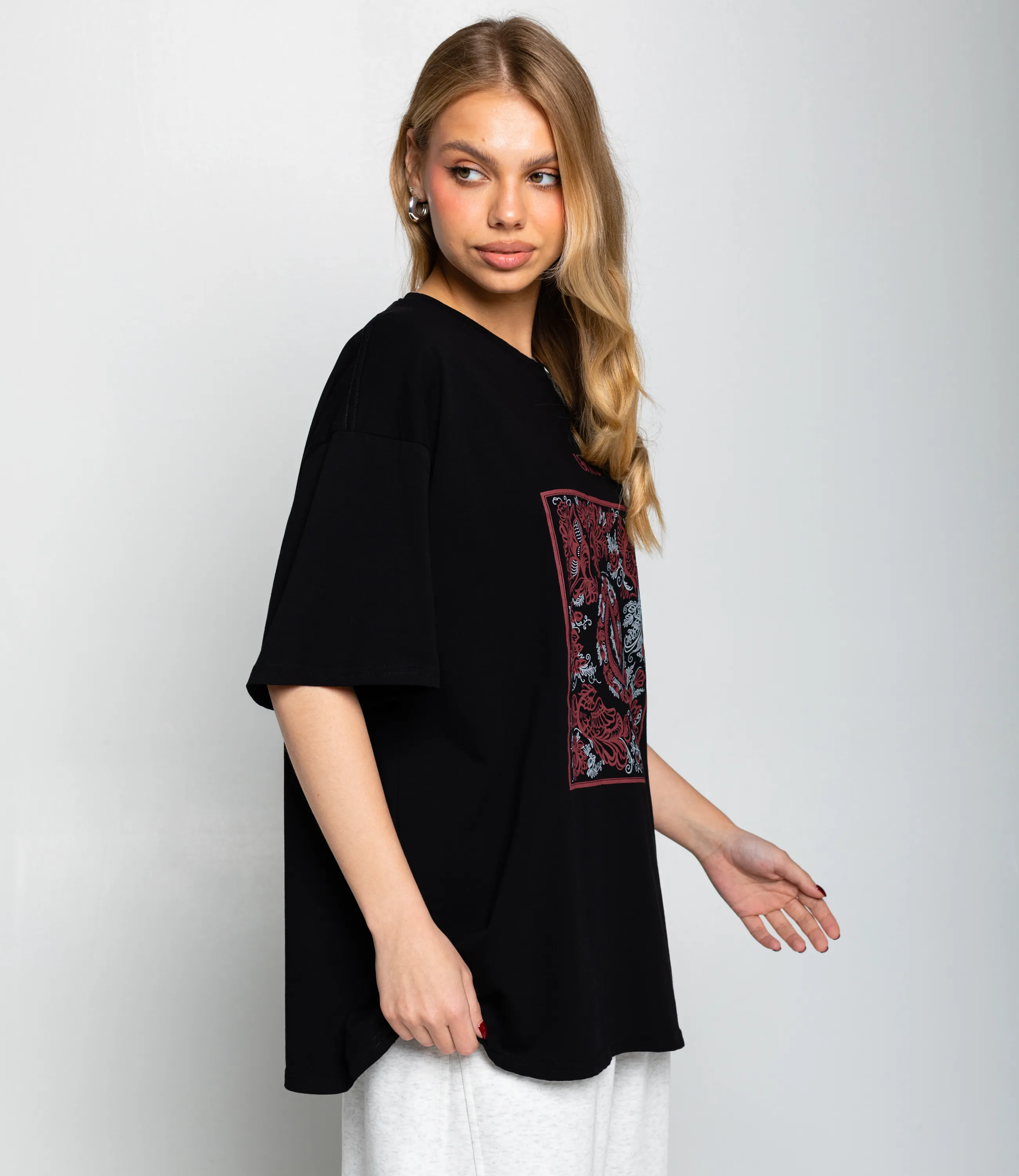 Футболка #КТ308230, чёрный - фото 2