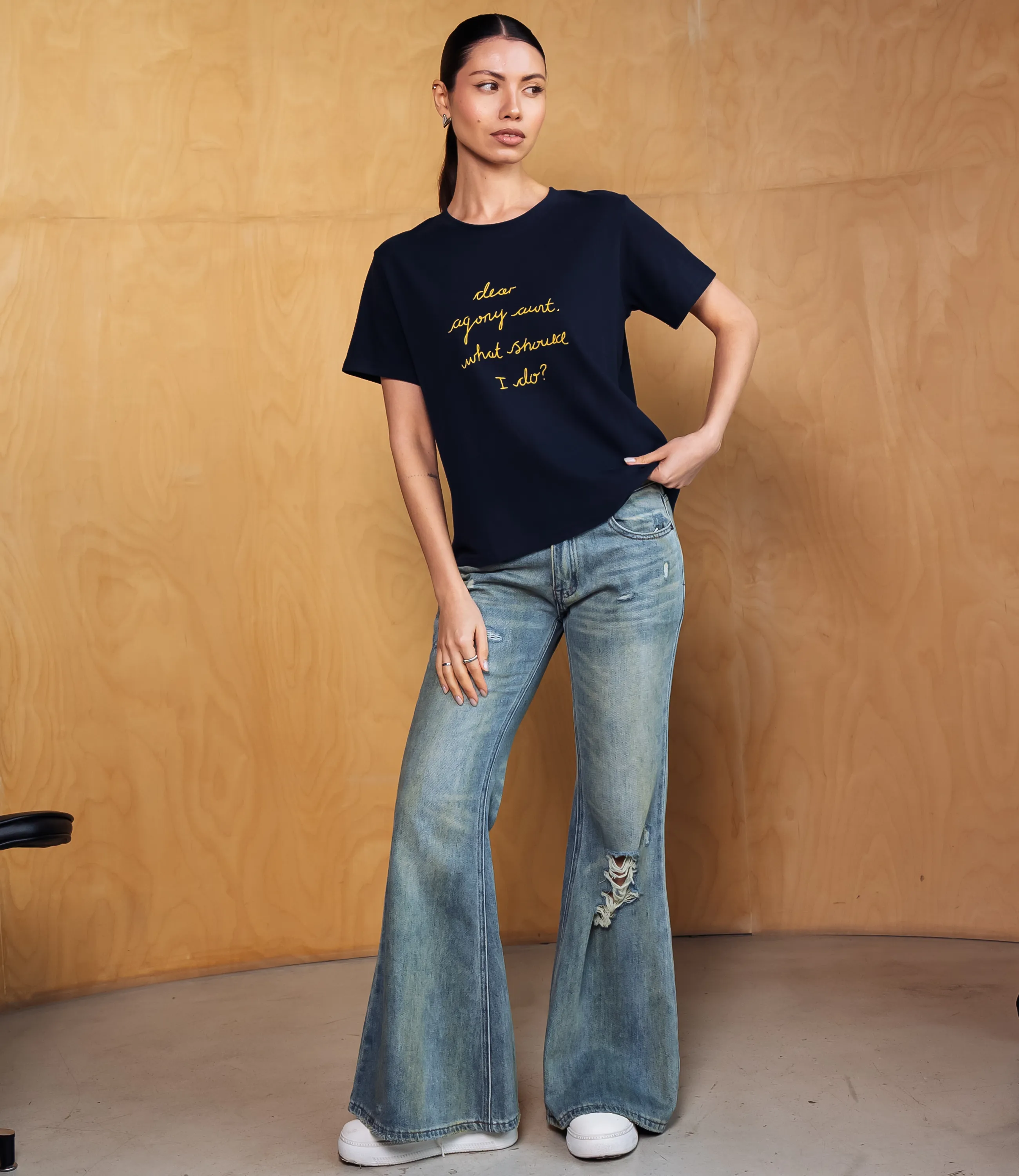 Футболка #КТ859 (1), тёмно-синий - фото 4