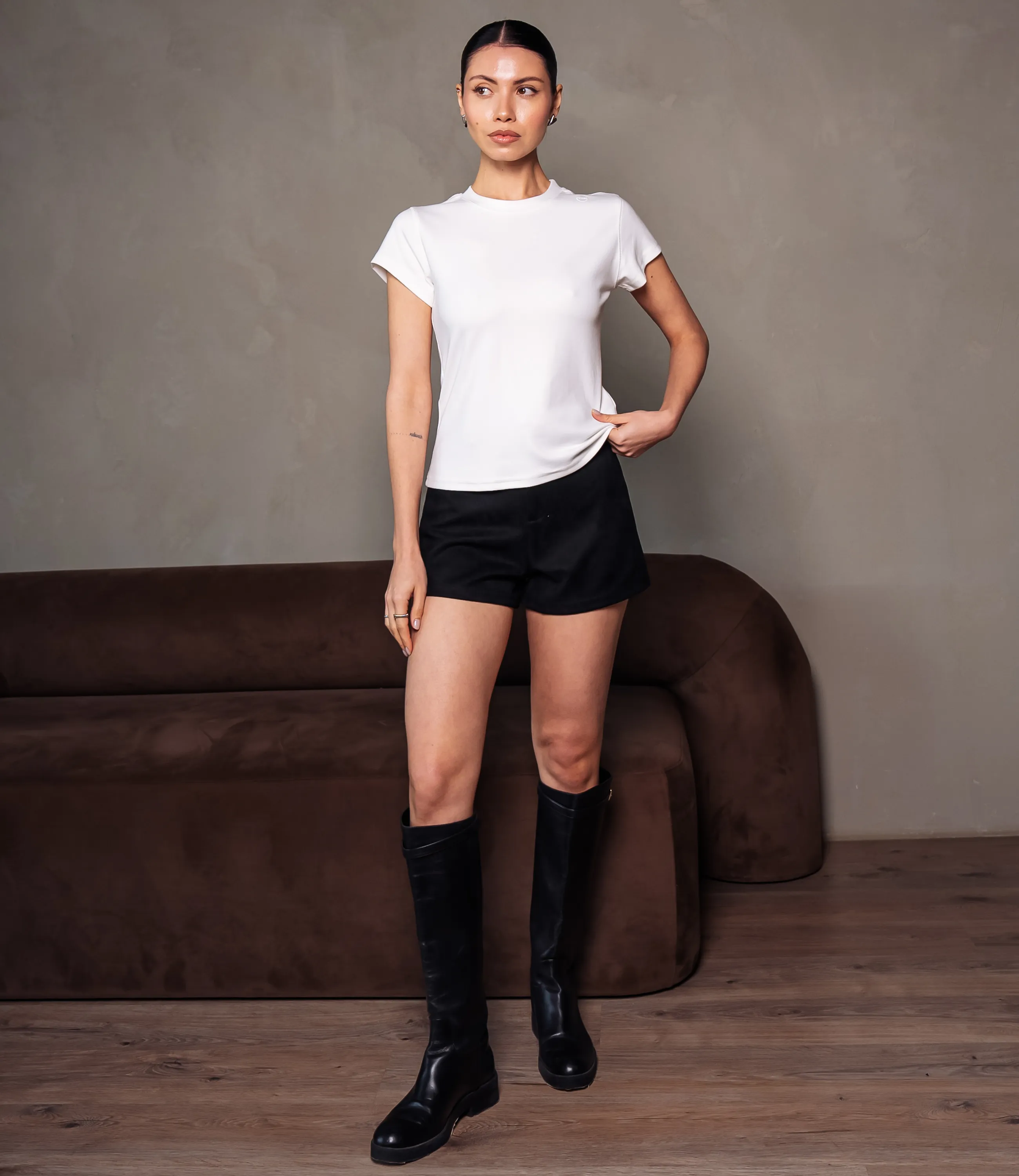 Футболка #КТ6212, белый - фото 4