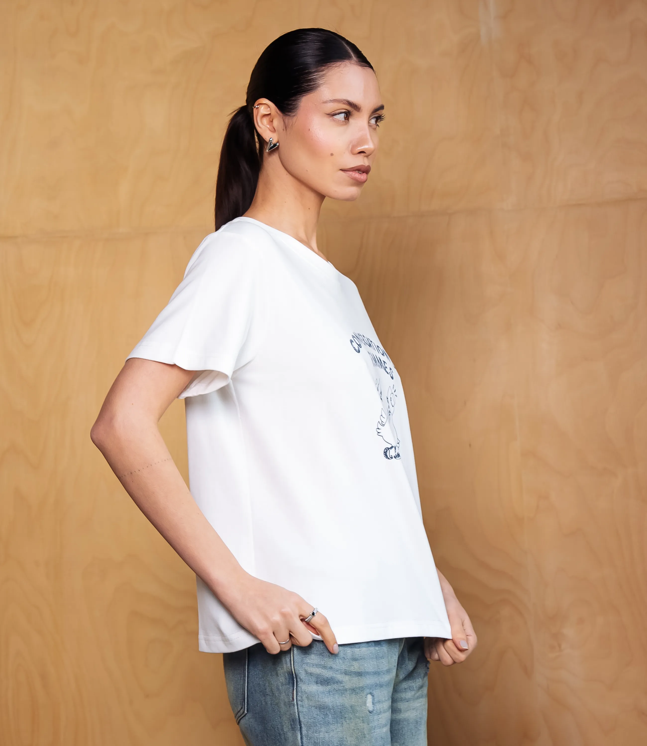 Футболка #КТ861 (4), белый - фото 2