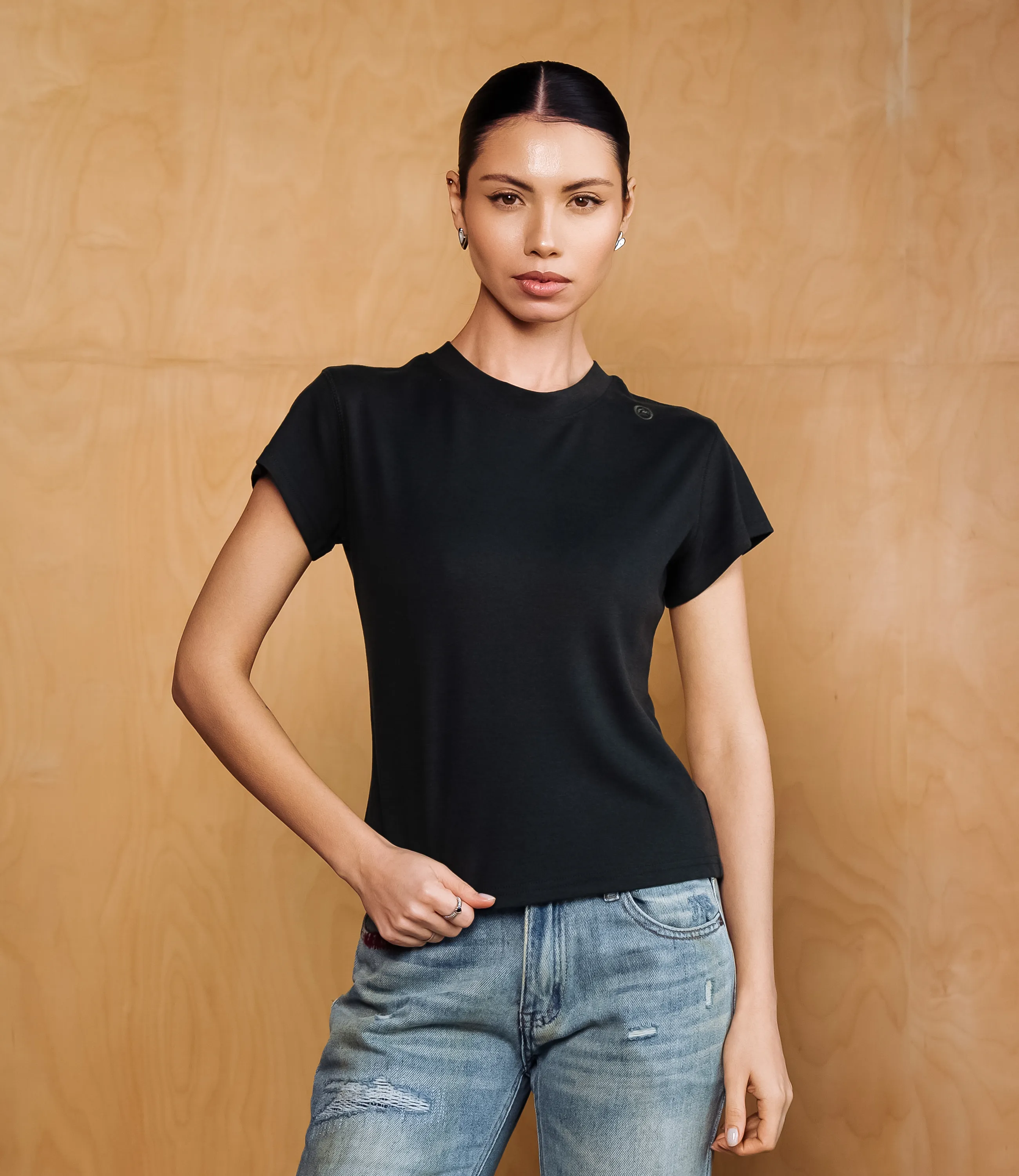 Футболка #КТ6212, тёмно-зелёный - фото 1