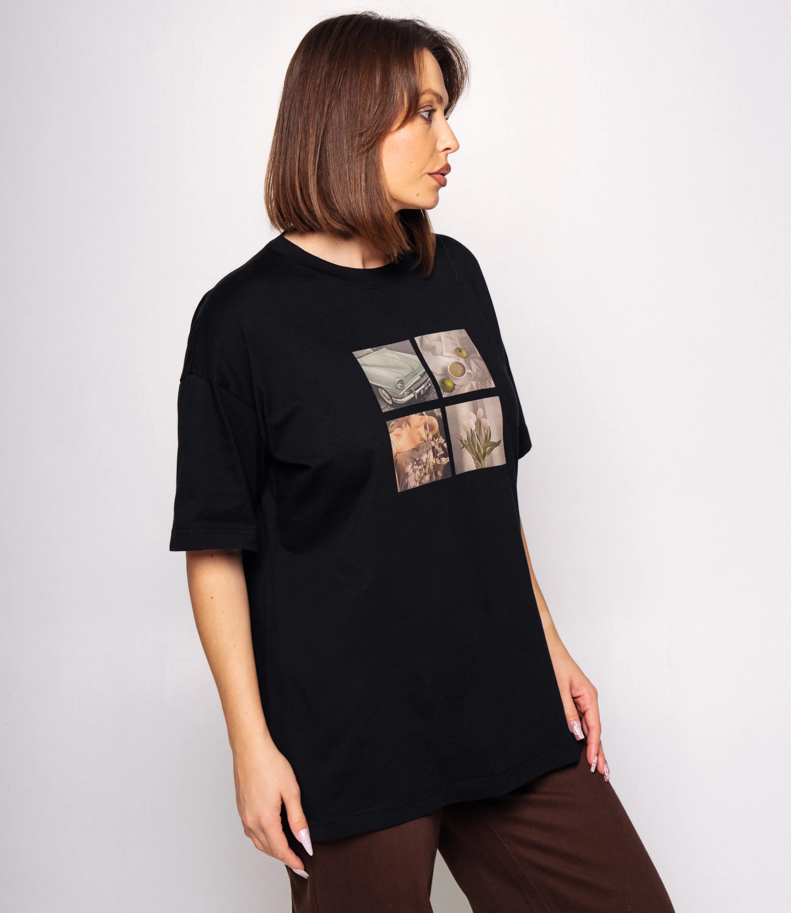 Футболка #КТ2605 (1), чёрный - фото 2