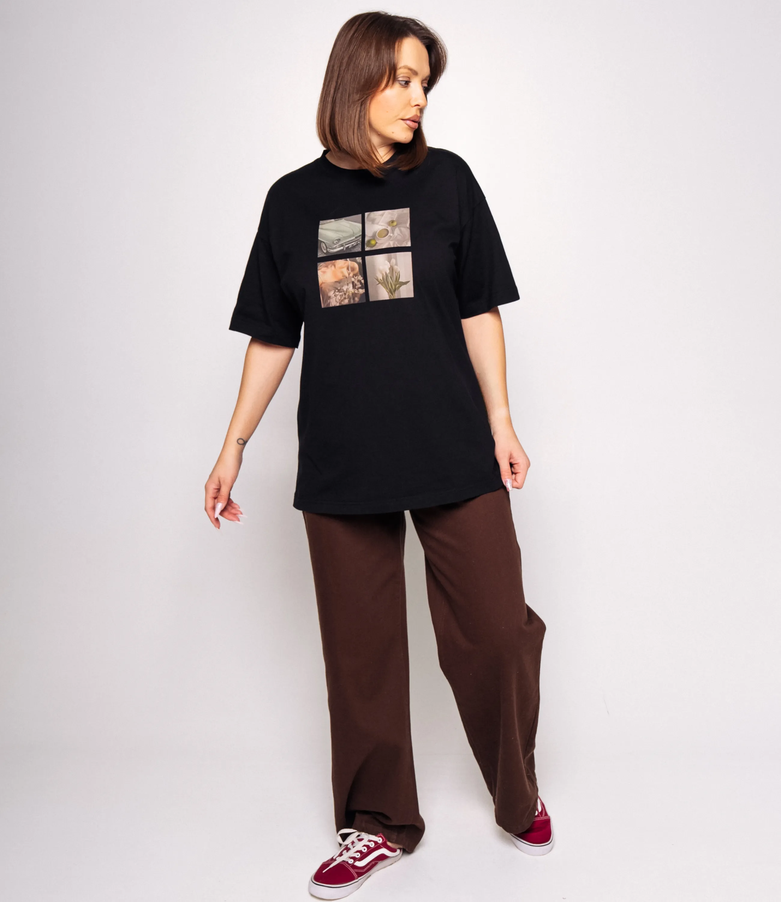 Футболка #КТ2605 (1), чёрный - фото 4