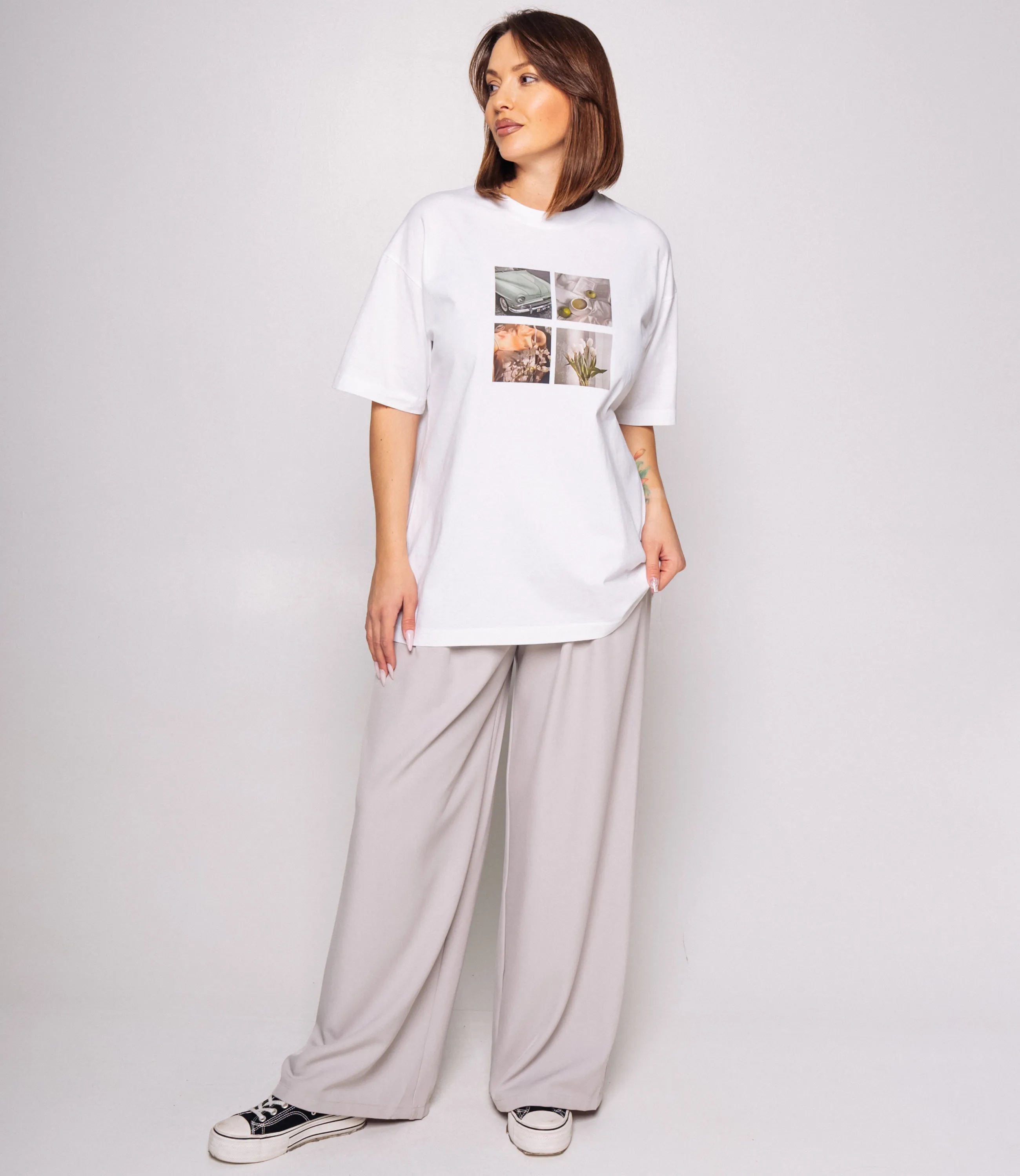 Футболка #КТ2605 (1), белый - фото 4