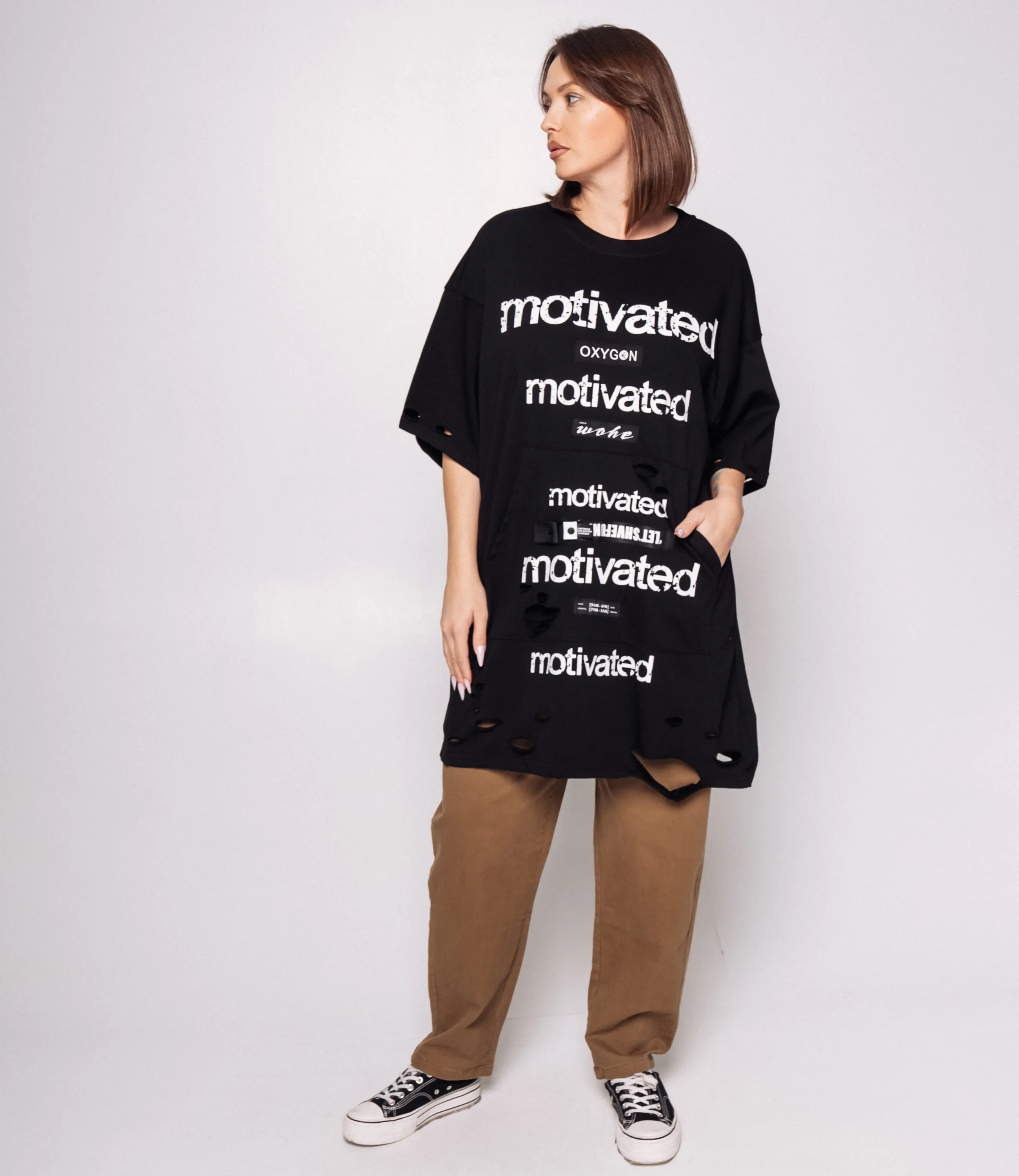 Футболка #КТ9036, чёрный - фото 4