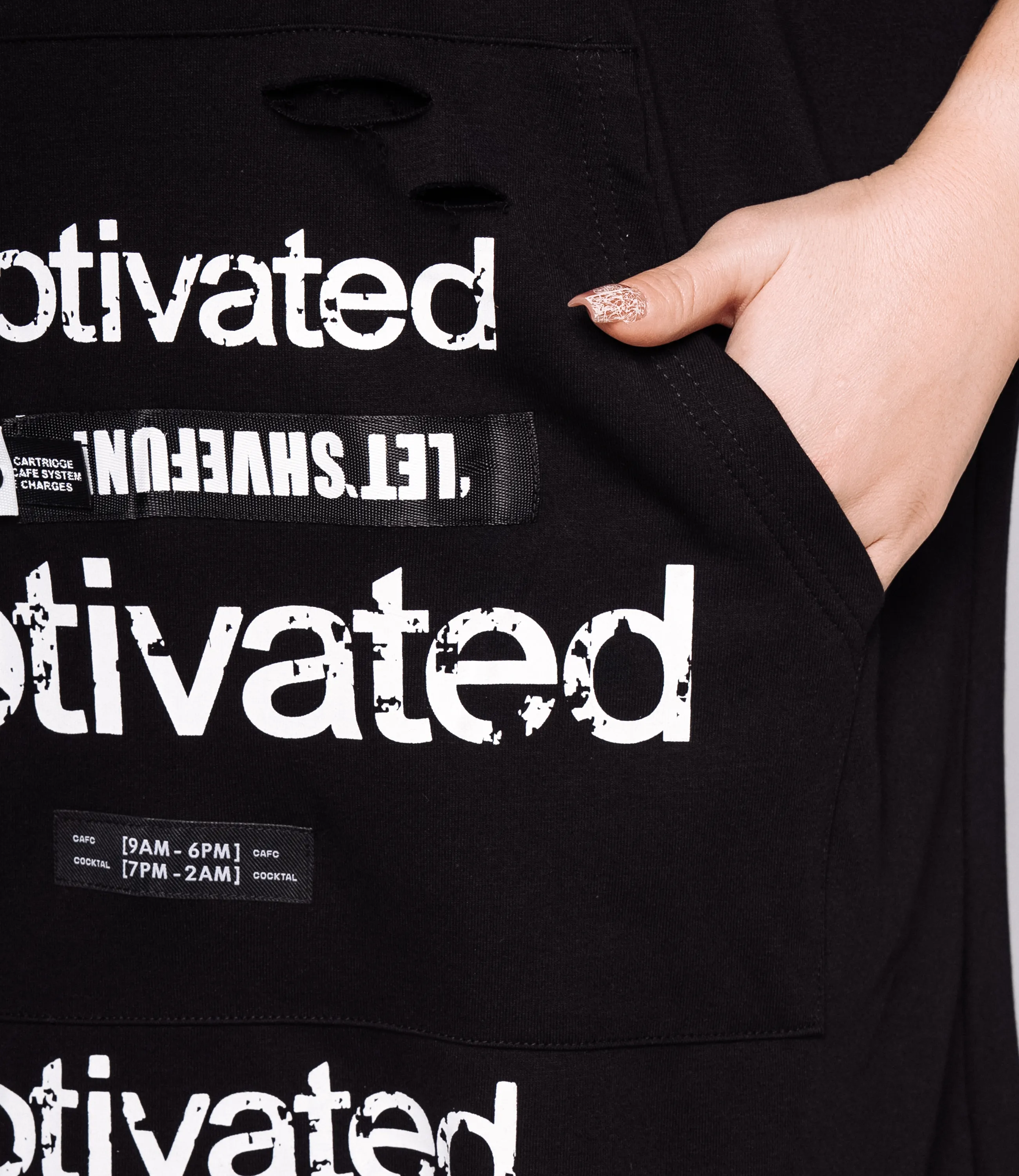 Футболка #КТ9036, чёрный - фото 5