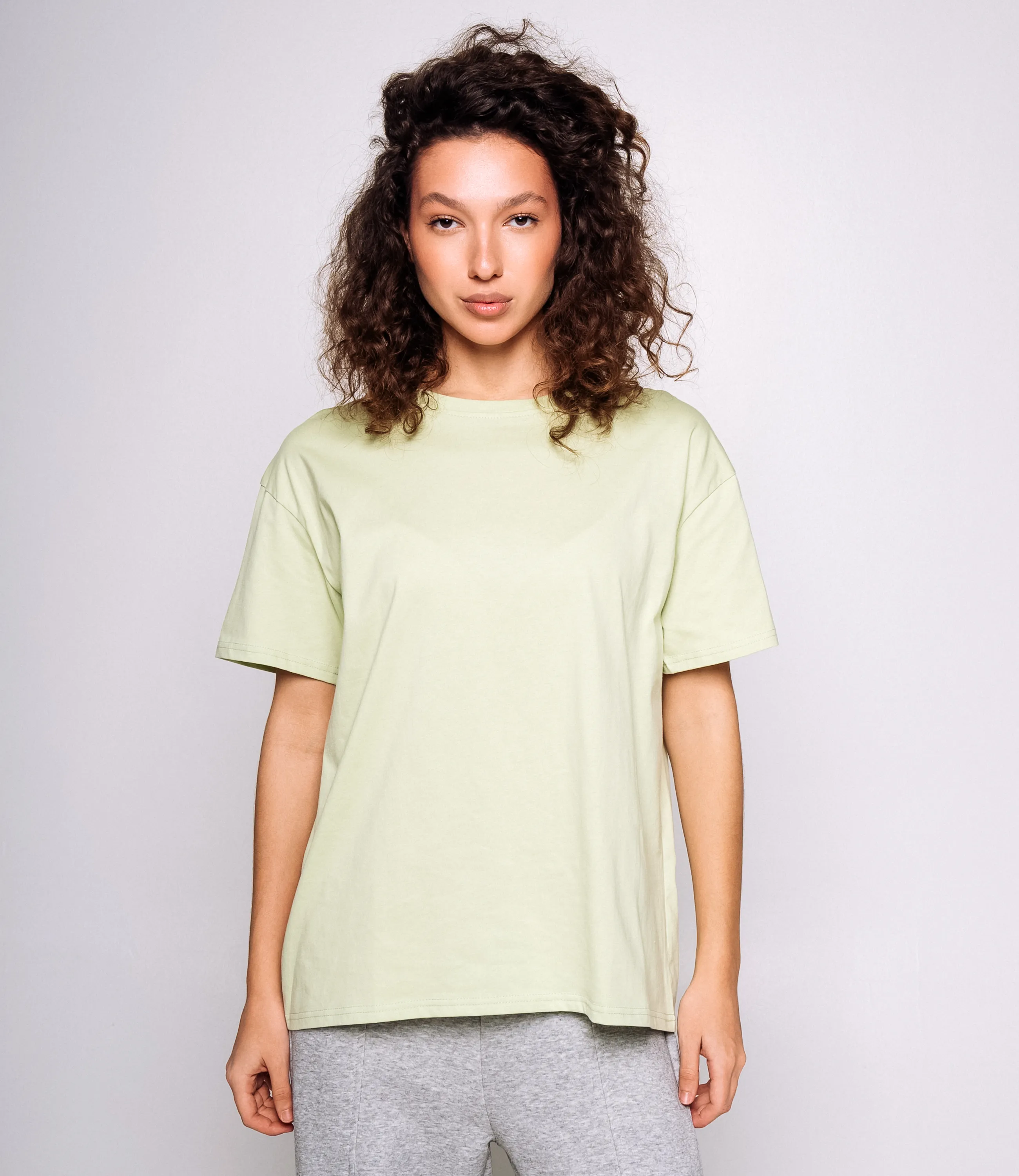 Футболка #КТ555 (1), фисташковый - фото 1