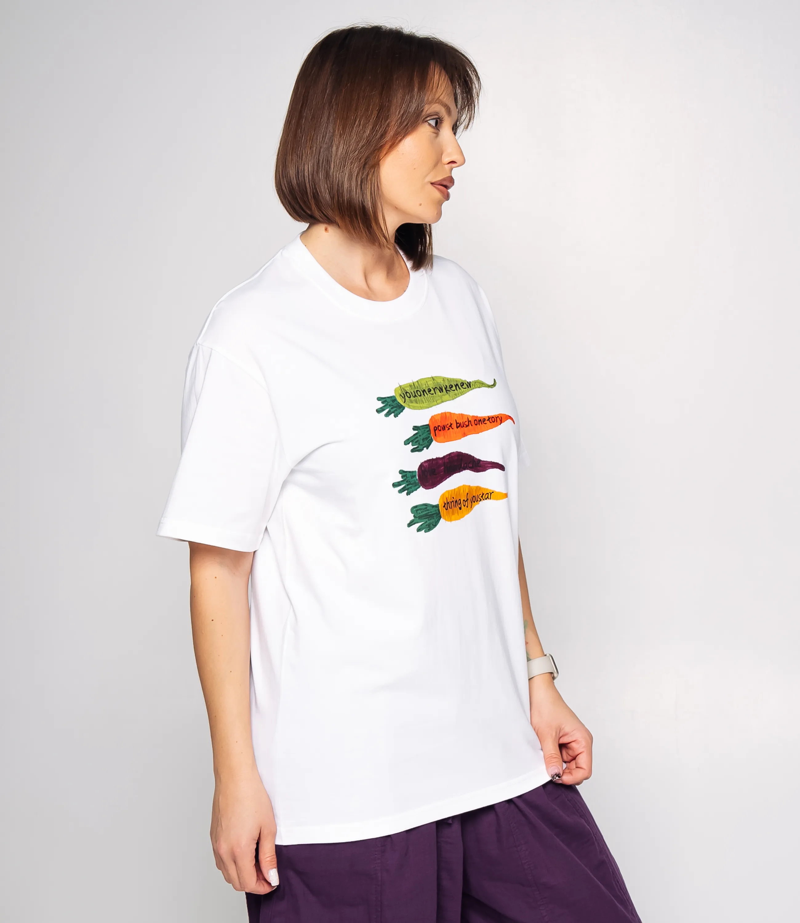 Футболка #КТ2550, белый - фото 2