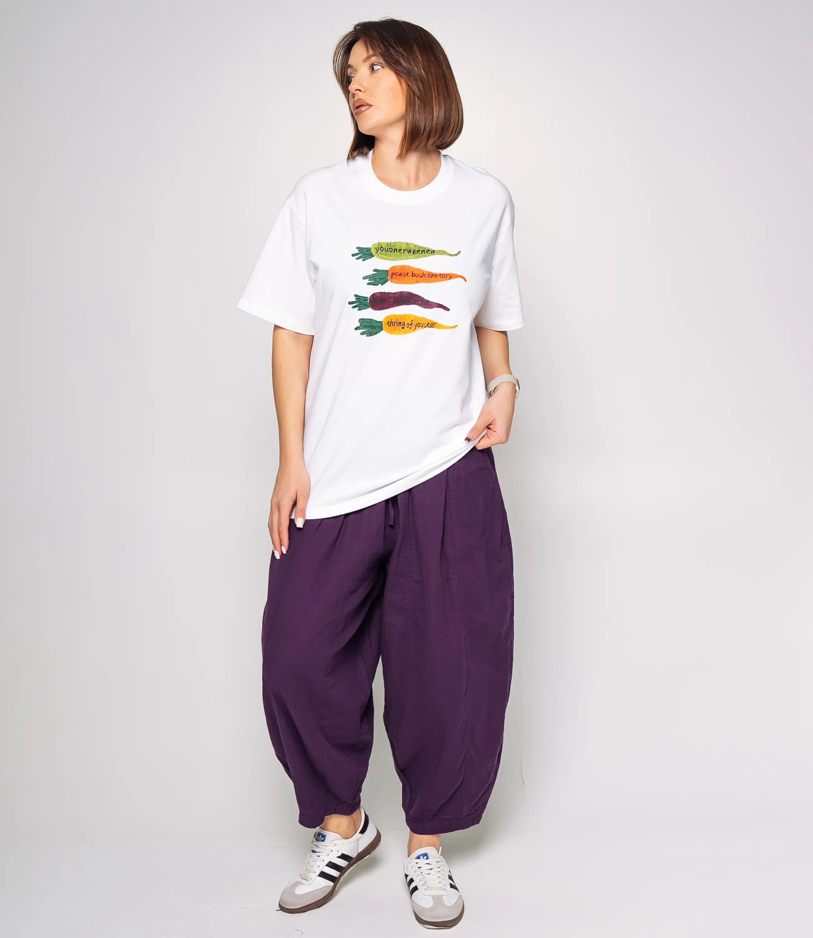 Футболка #КТ2550, белый - фото 4