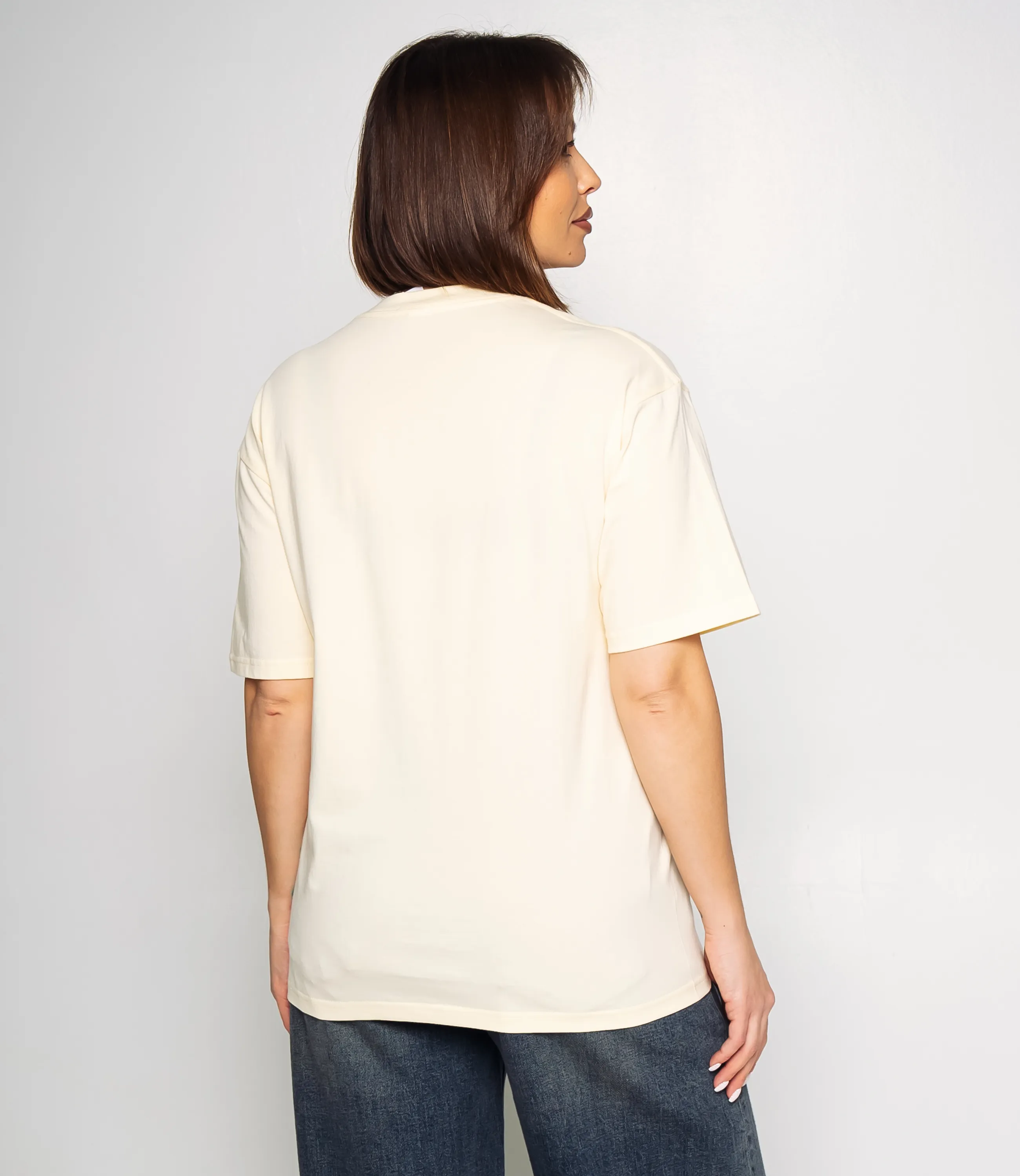 Футболка #КТ2550, кремовый - фото 3