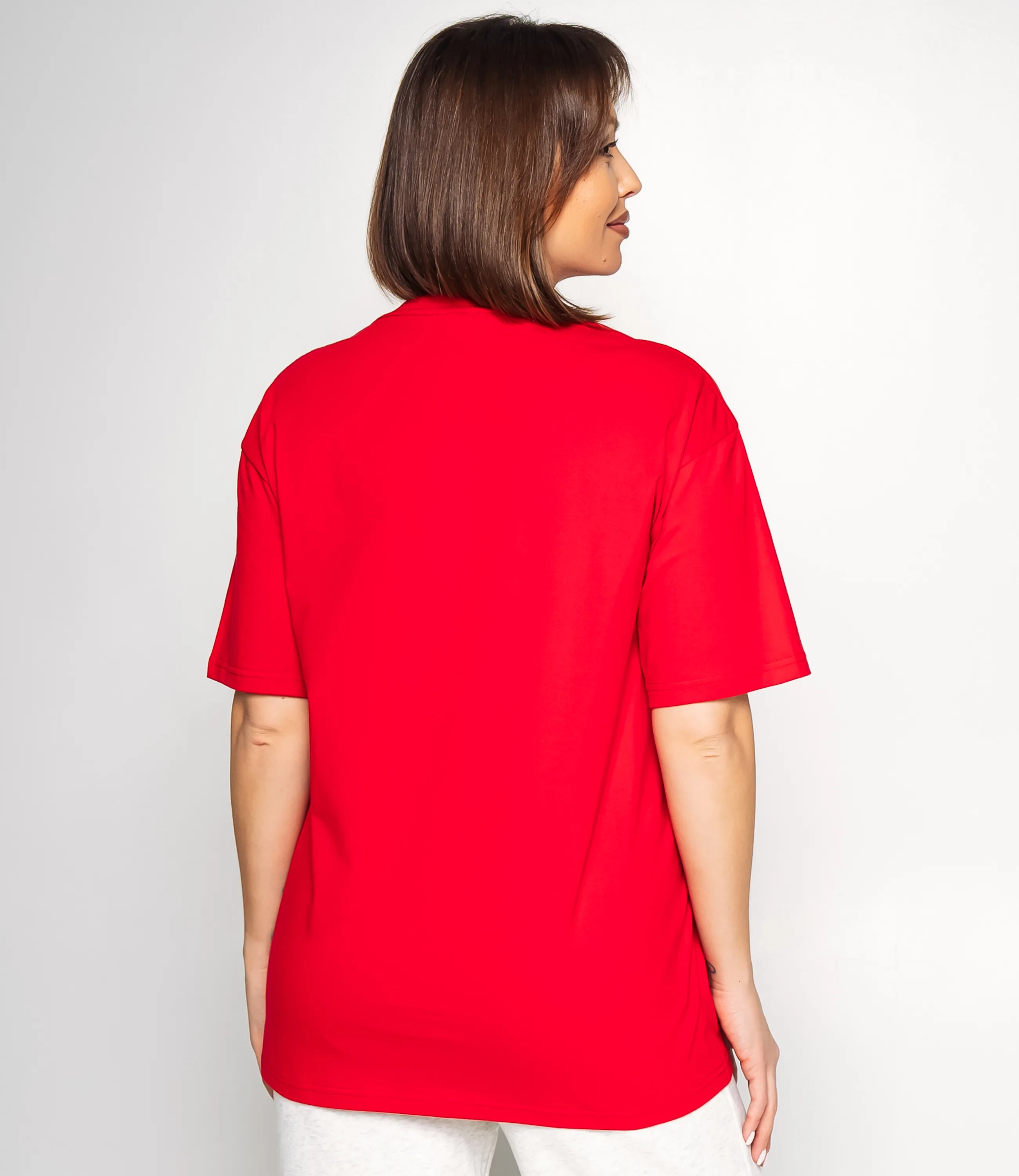 Футболка #КТ2550, красный - фото 3