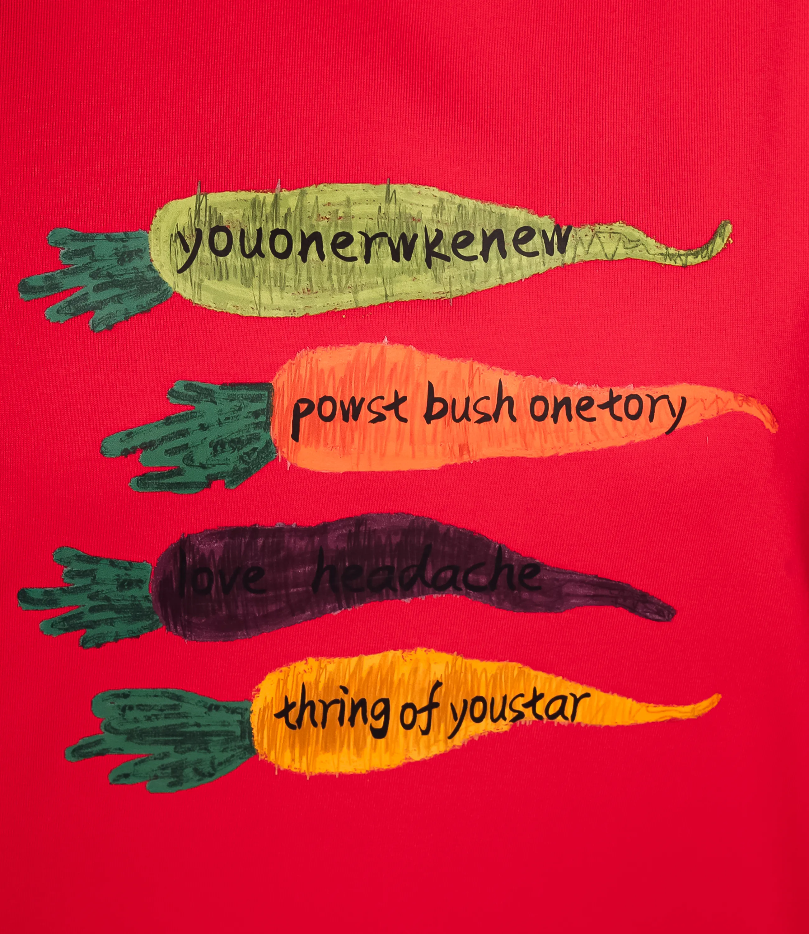 Футболка #КТ2550, красный - фото 5