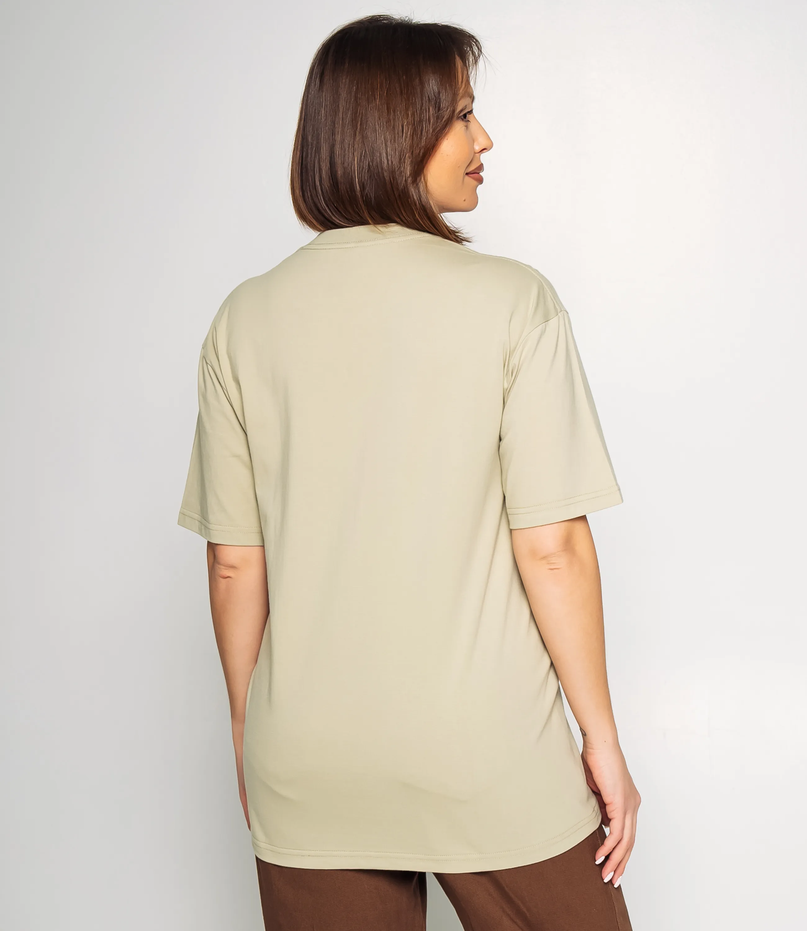 Футболка #КТ2550, фисташковый - фото 3