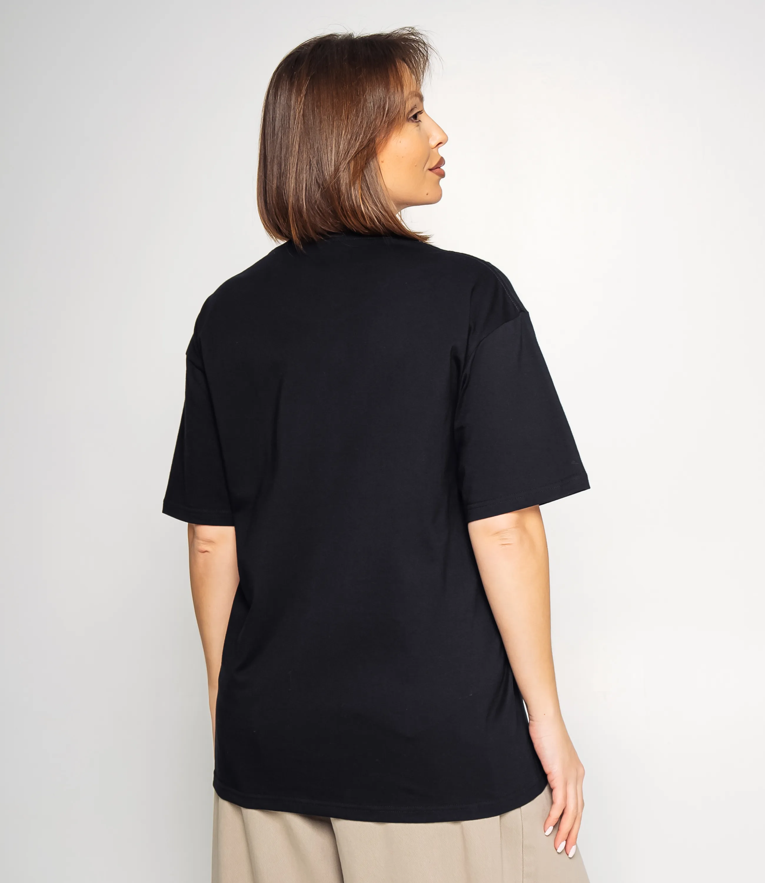 Футболка #КТ2550, чёрный - фото 3