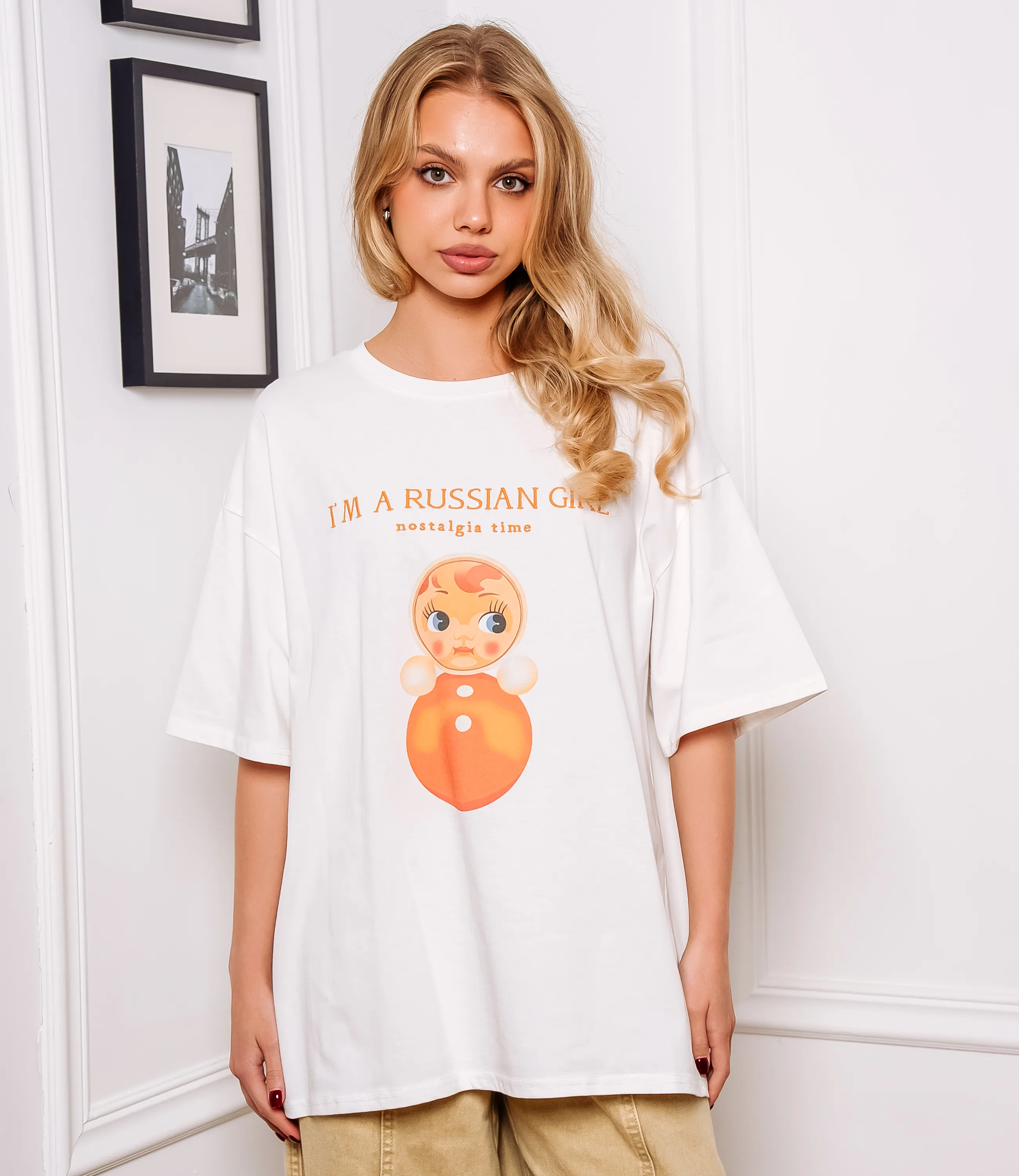 Футболка #КТ308235, белый - фото 1