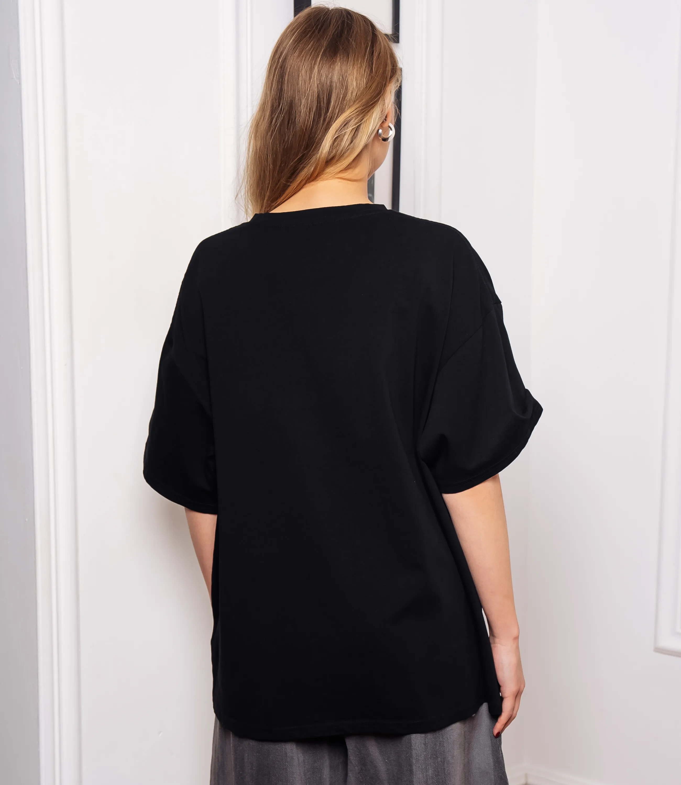 Футболка #КТ308235, чёрный - фото 3