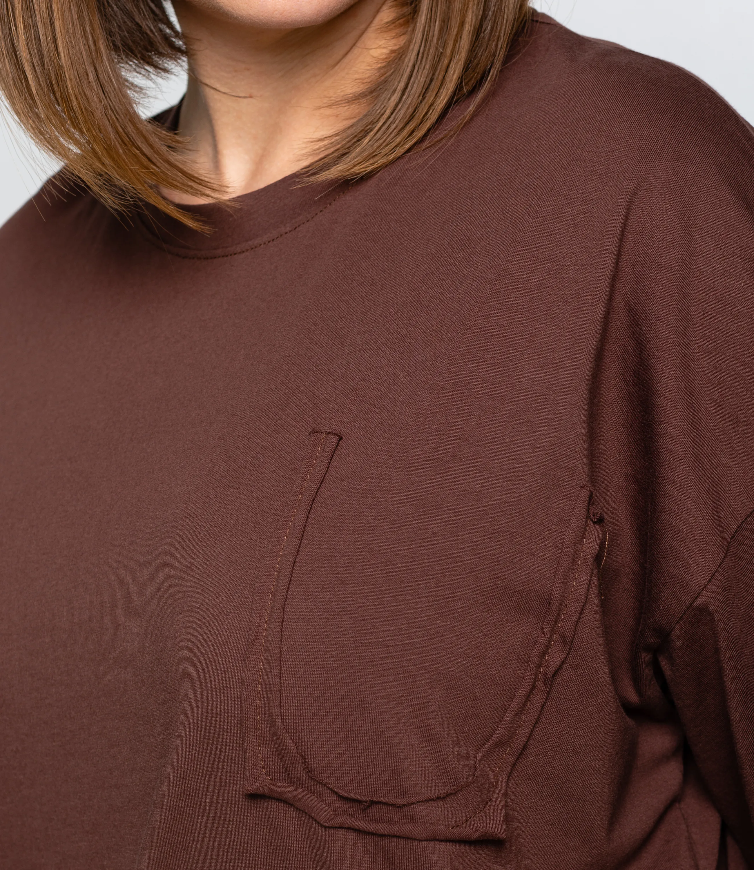 Футболка #КТ1612 (1), шоколадный - фото 5