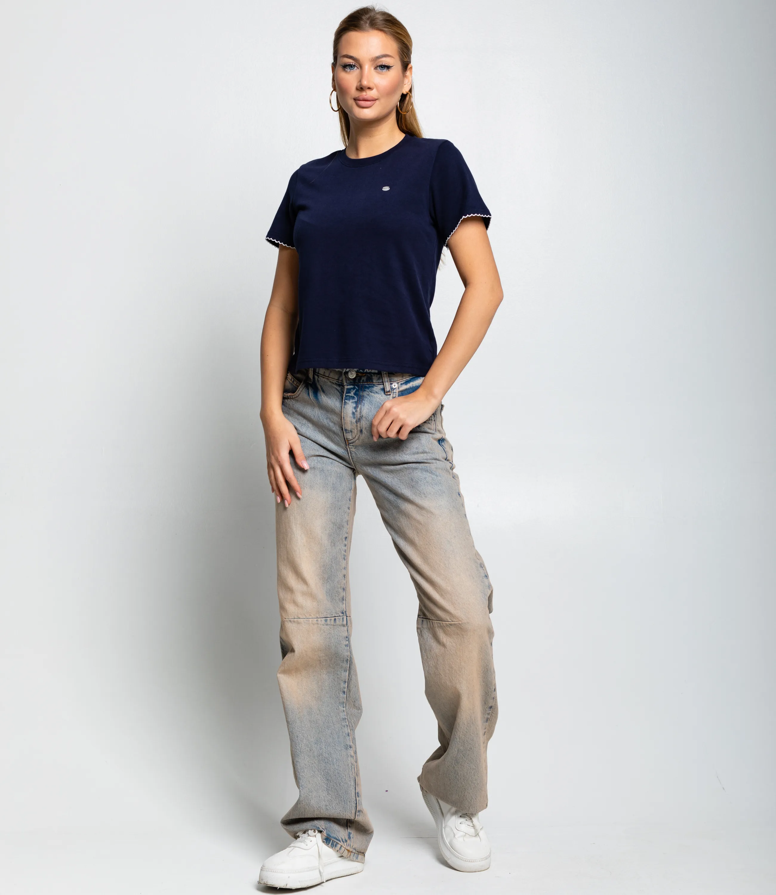 Футболка #КТ2901 (2), тёмно-синий - фото 4