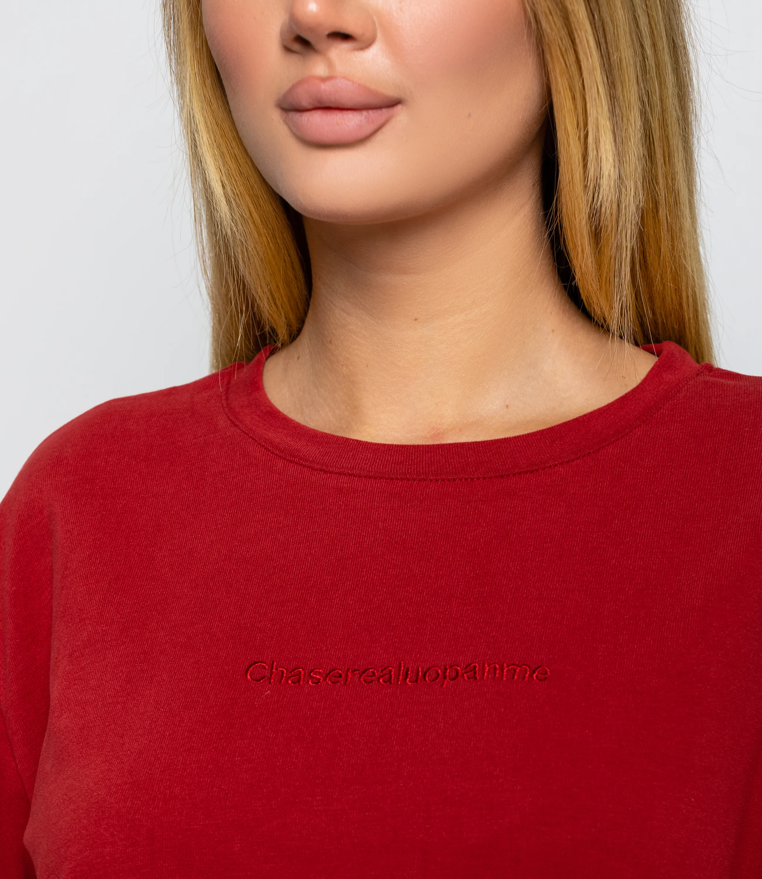 Футболка #КТ8037, тёмно-красный - фото 5