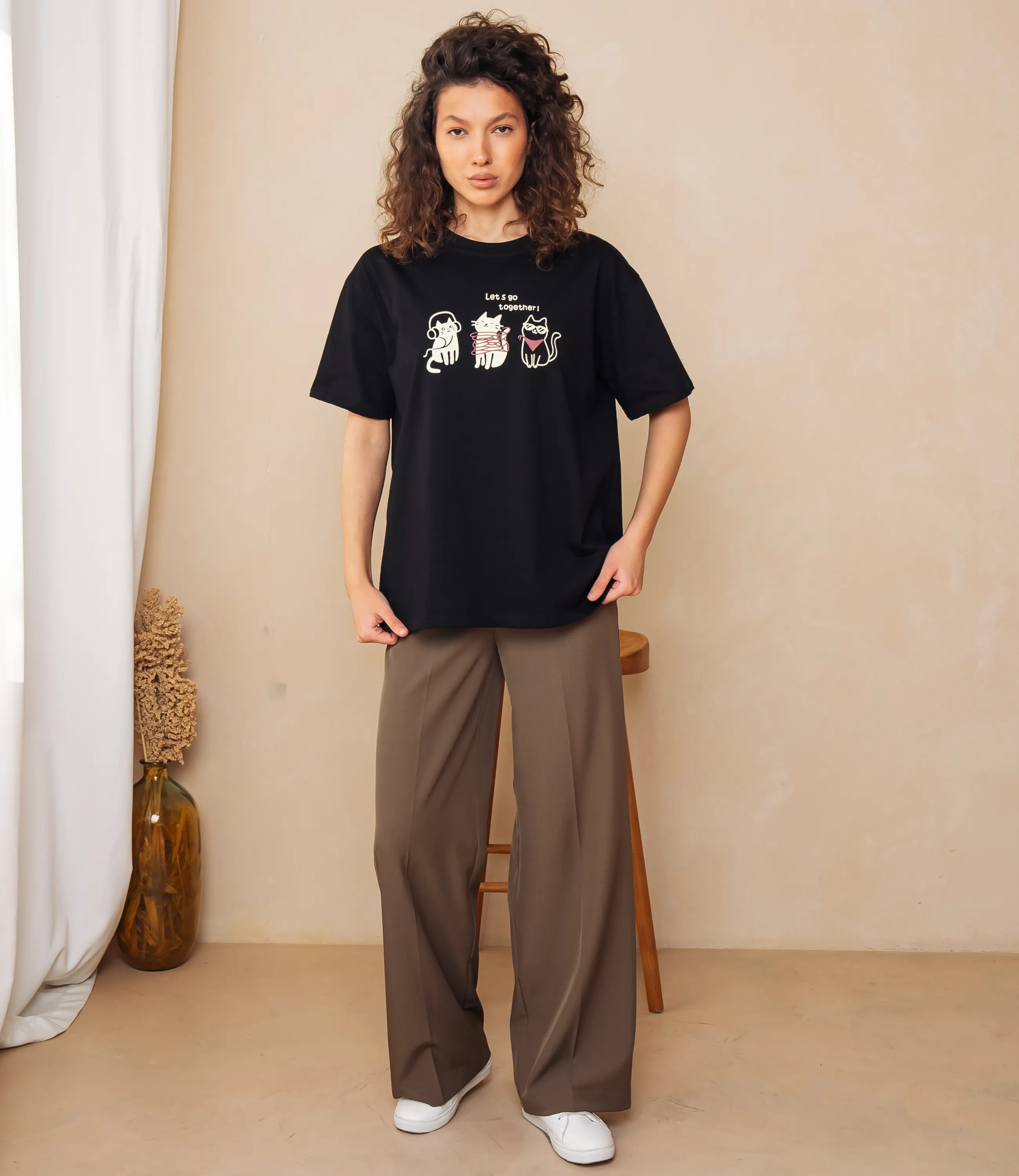 Футболка #КТ88003 (1), чёрный - фото 4