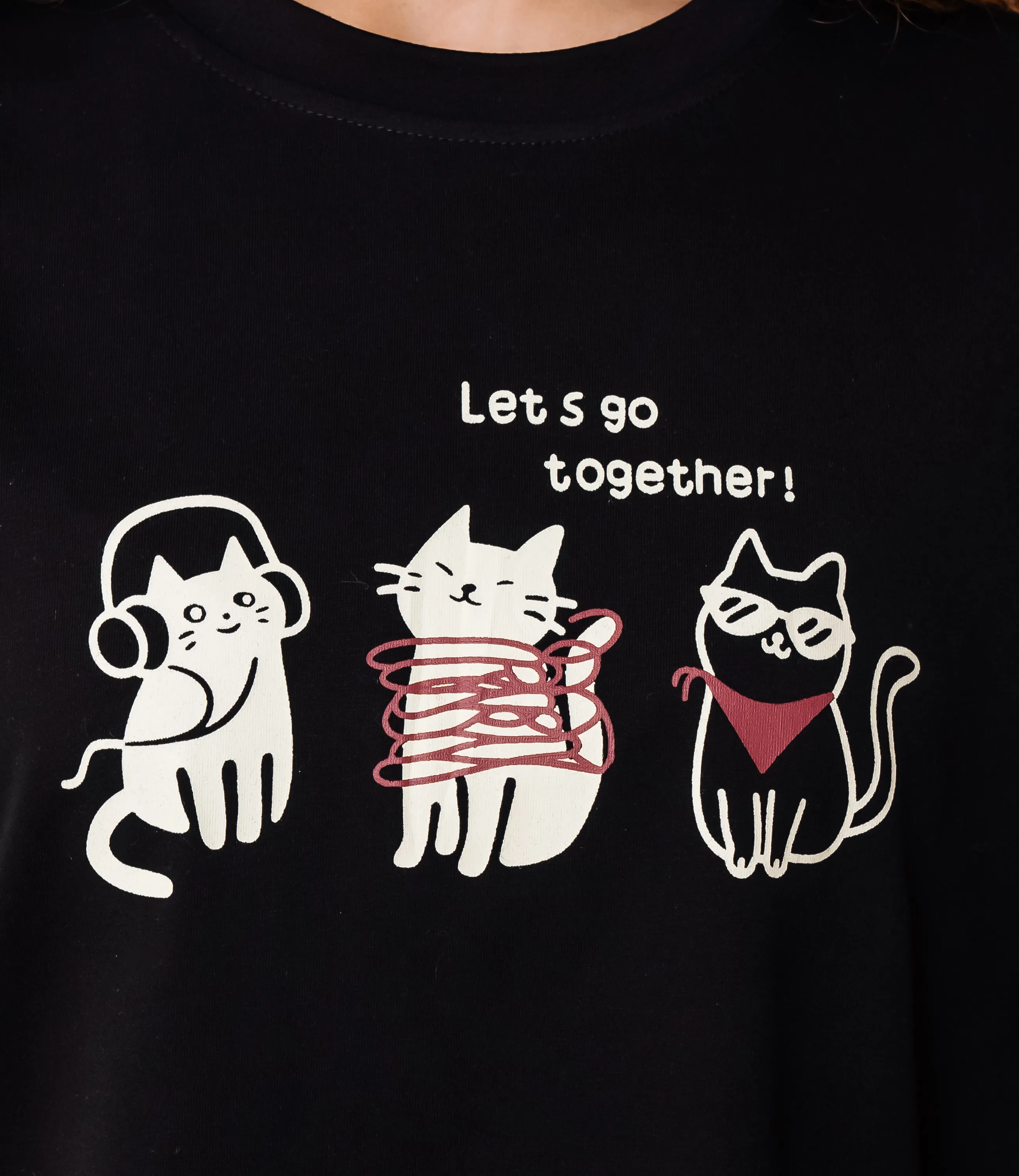 Футболка #КТ88003 (1), чёрный - фото 5