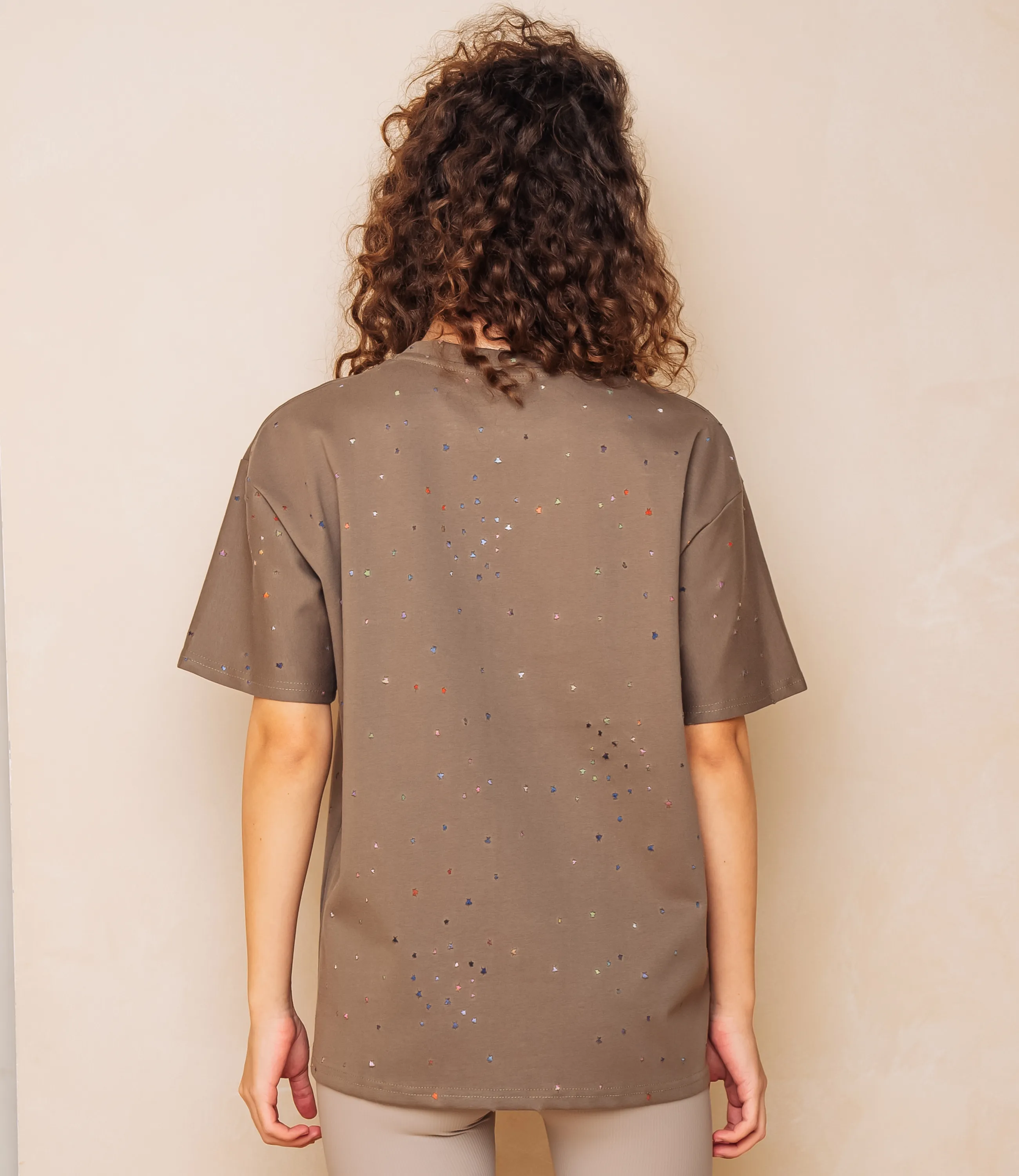 Футболка #КТ881002, хаки - фото 3