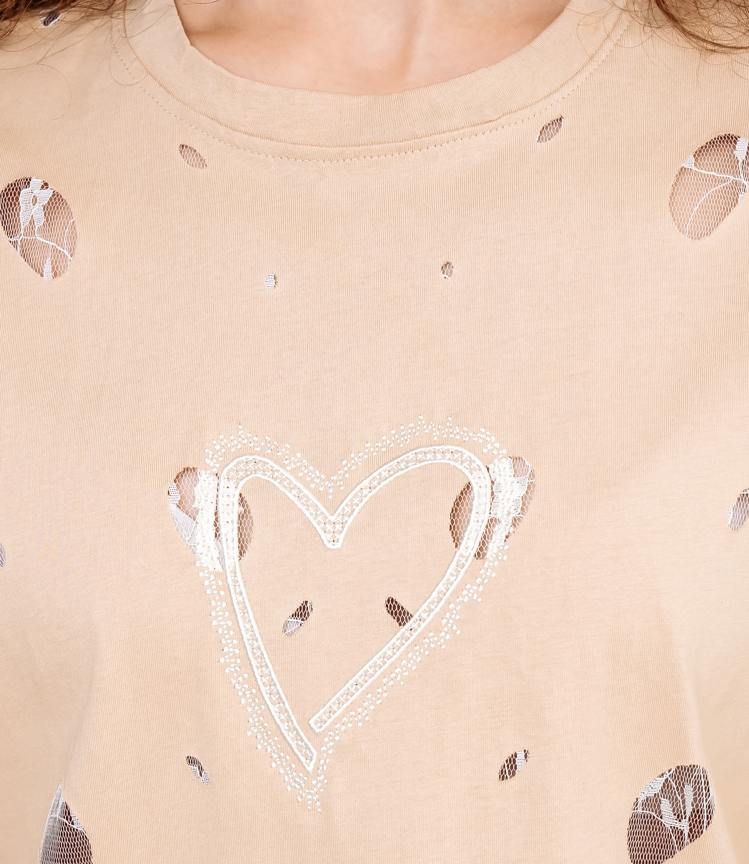 Футболка #КТ881001, бежевый - фото 5