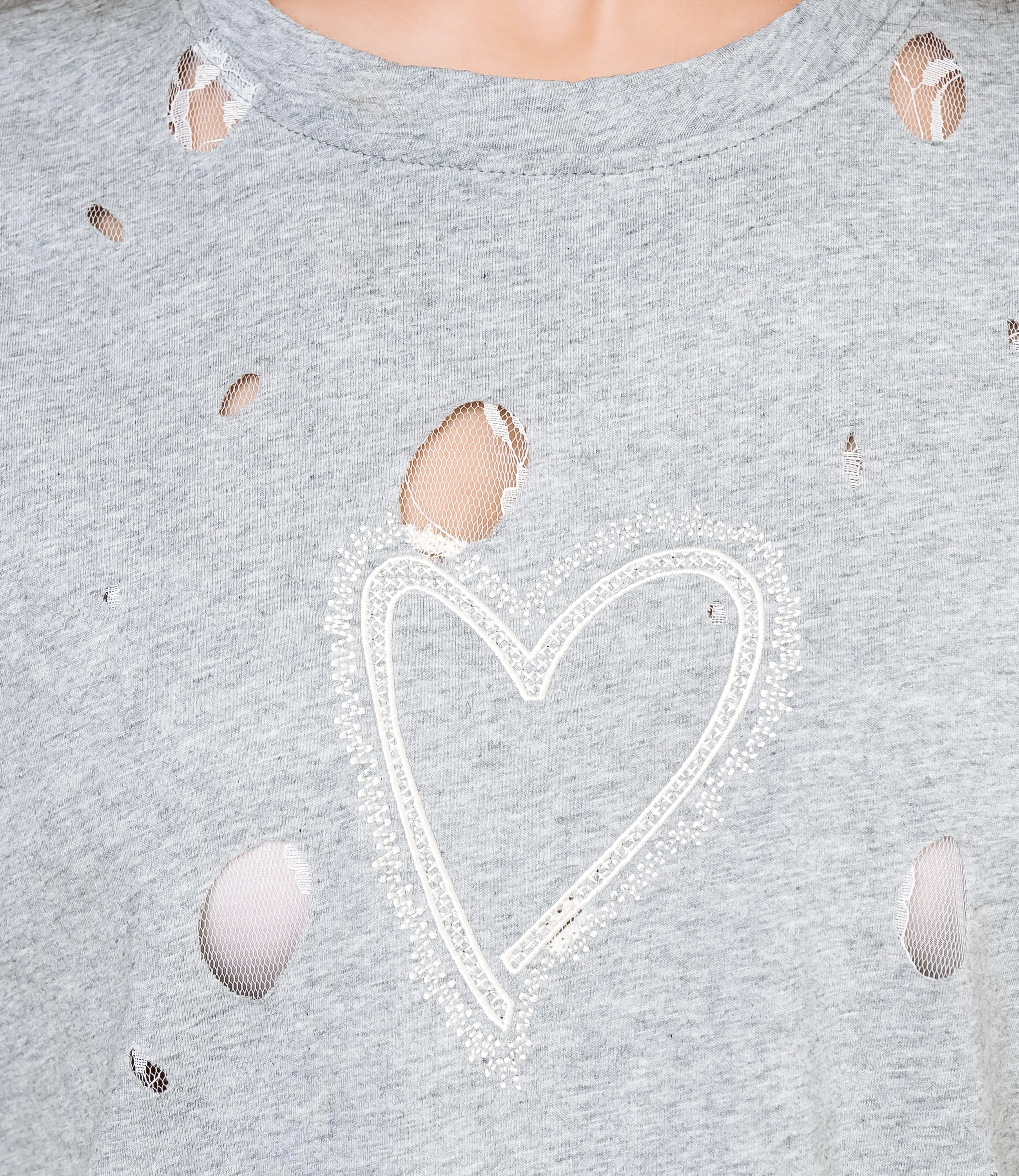 Футболка #КТ881001, серый меланж - фото 5