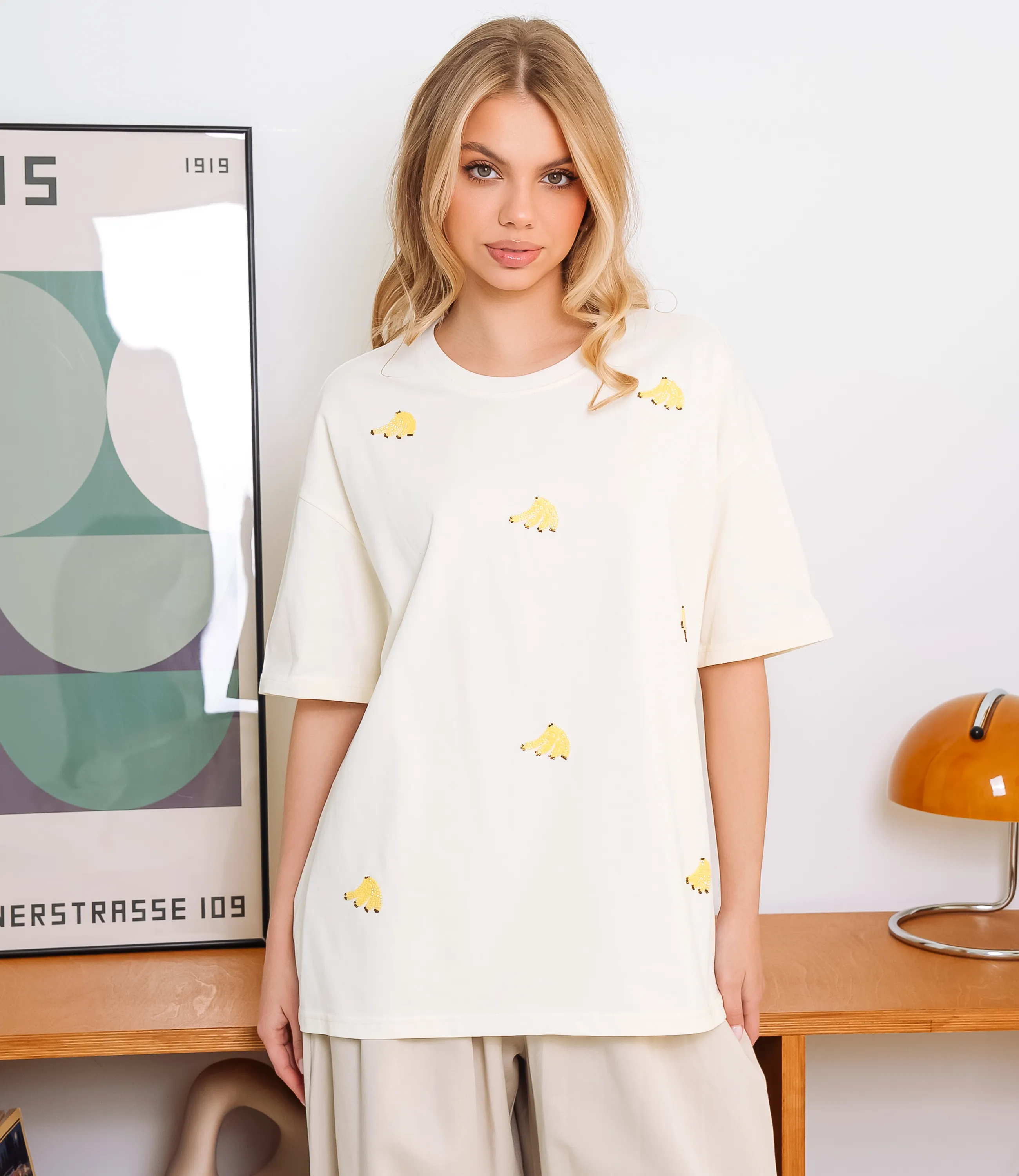 Футболка #КТ026 (2), кремовый - фото 1